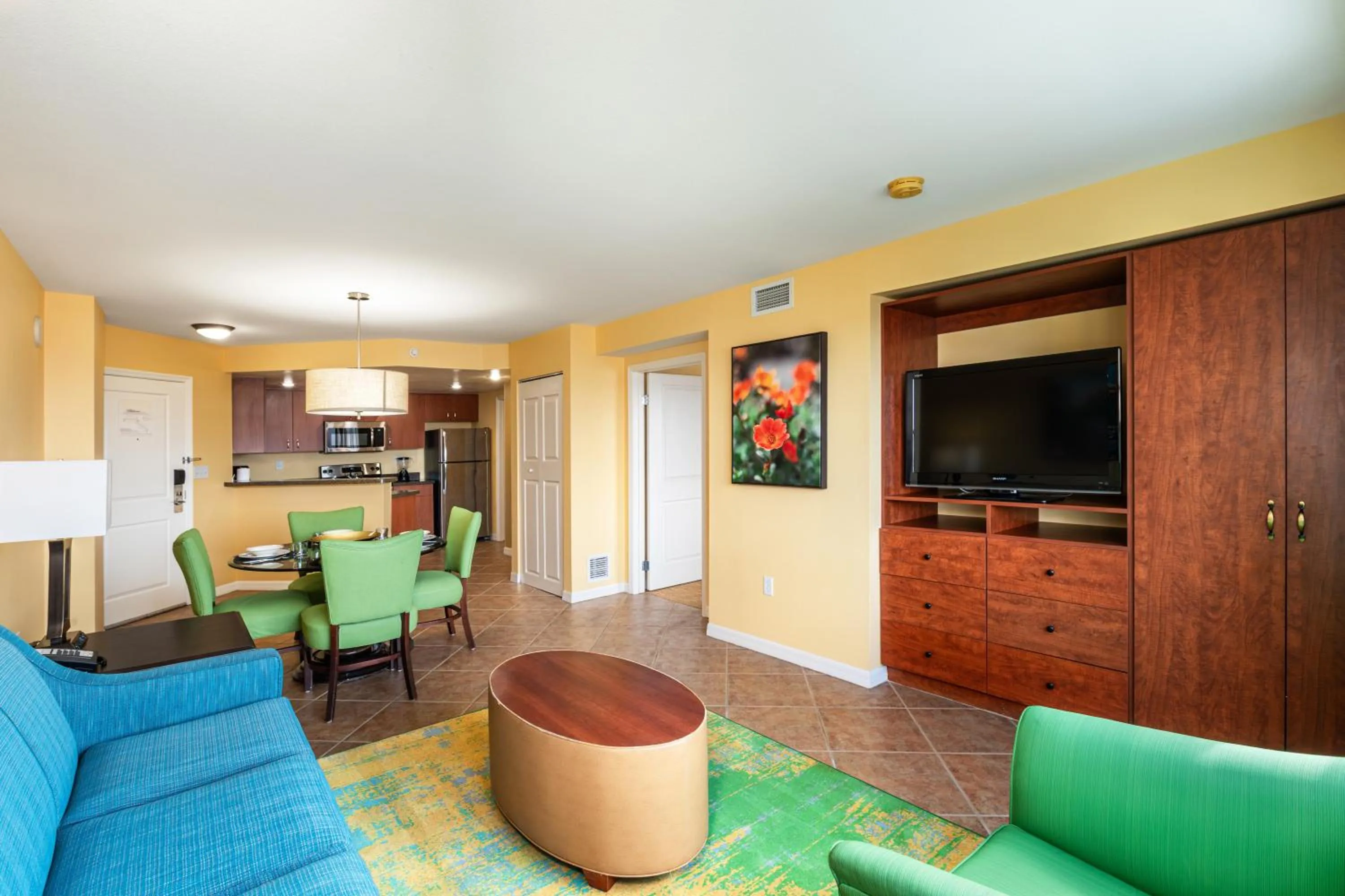 Living room in The Grandview at Las Vegas