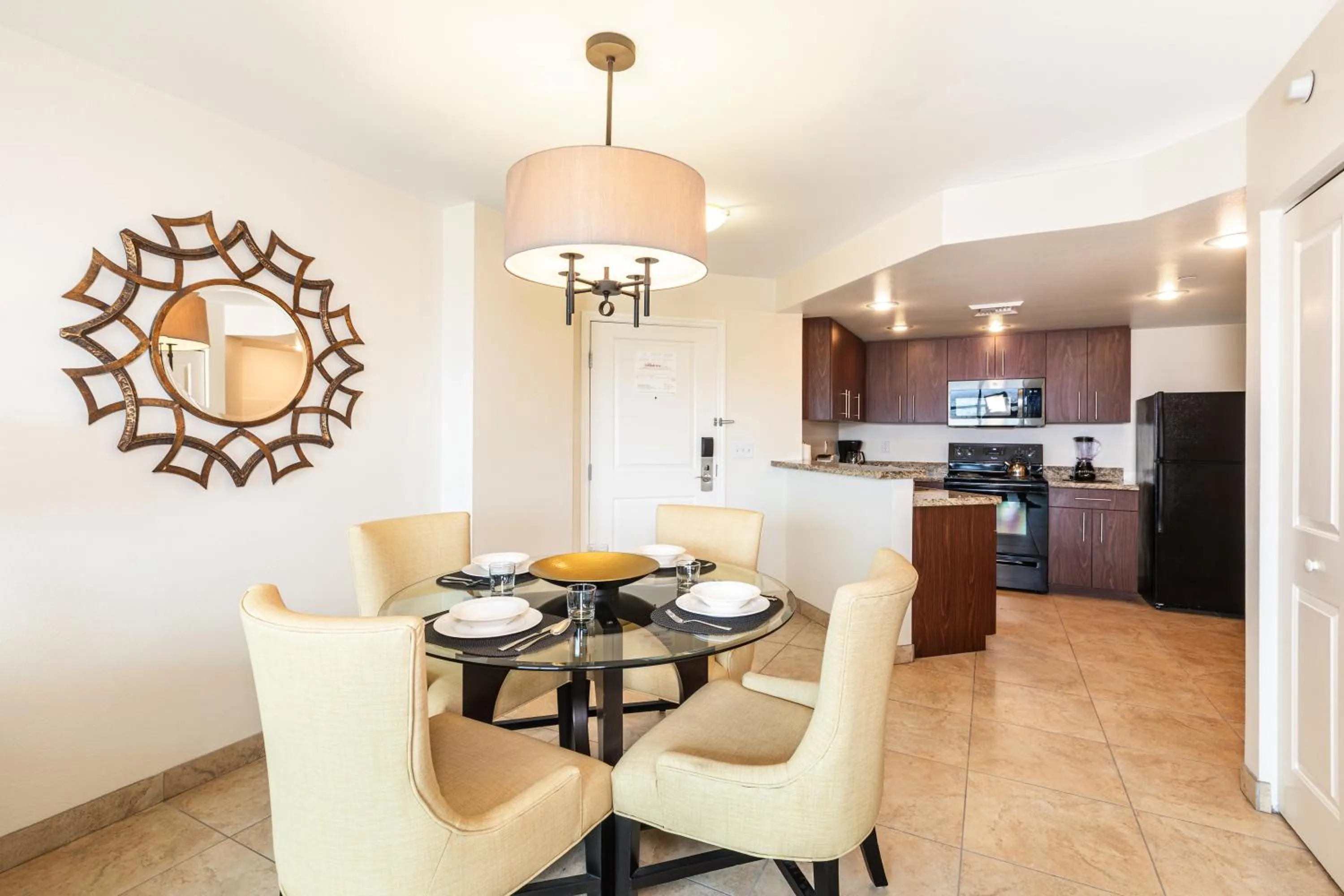 Dining area in The Grandview at Las Vegas