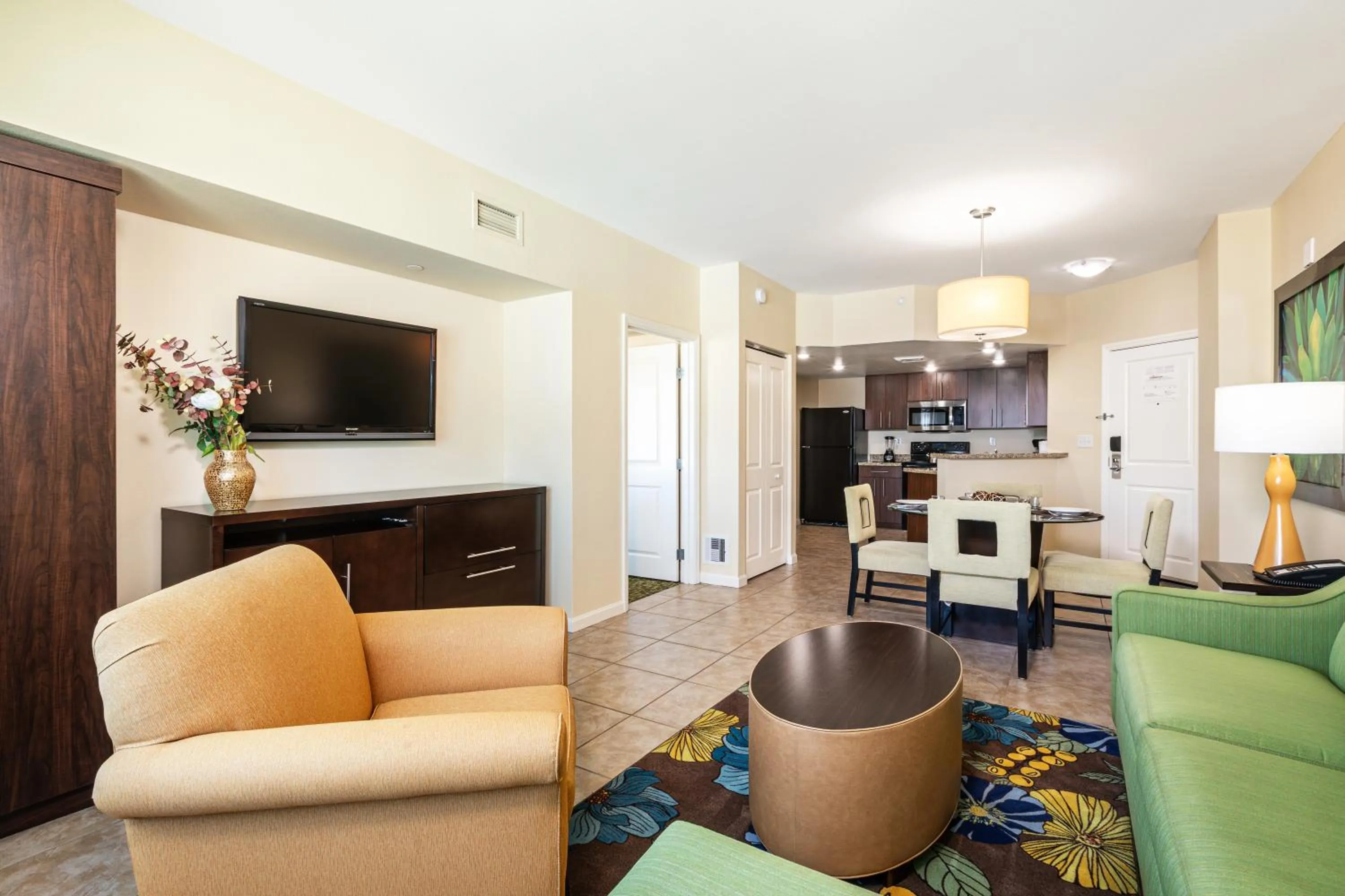 Living room in The Grandview at Las Vegas