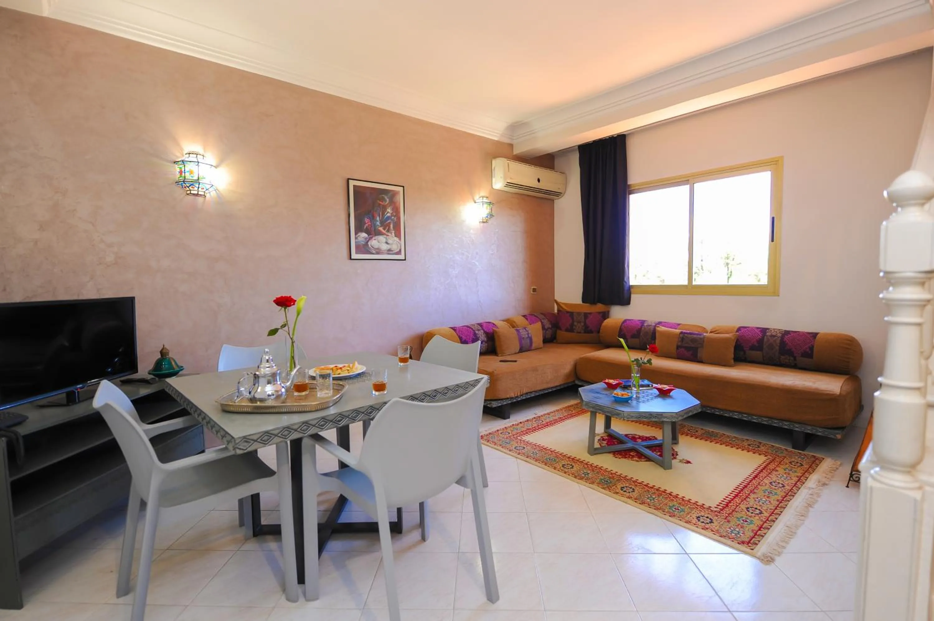 Living room in Appart-Hotel Amina Resort & Spa