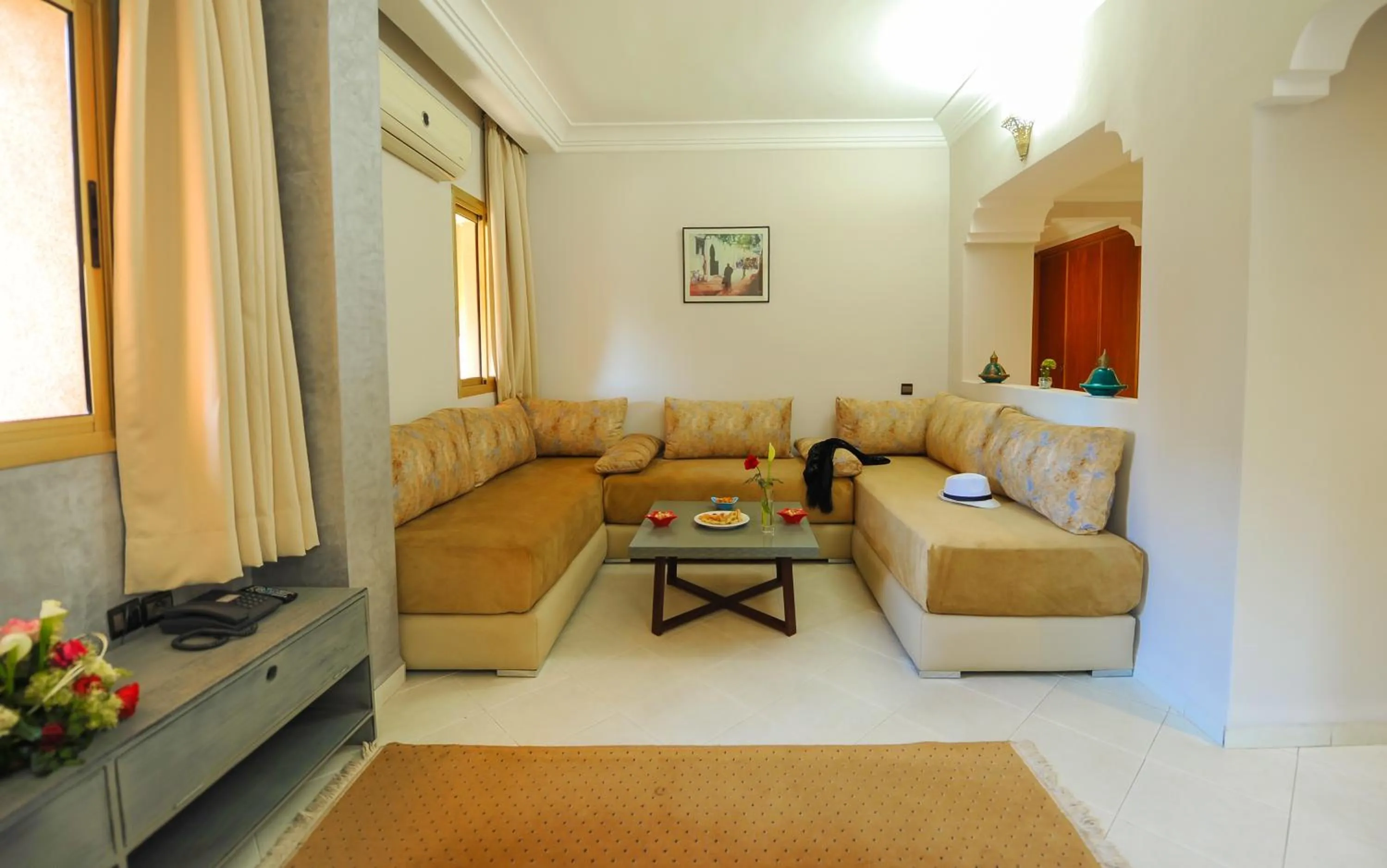 Living room in Appart-Hotel Amina Resort & Spa