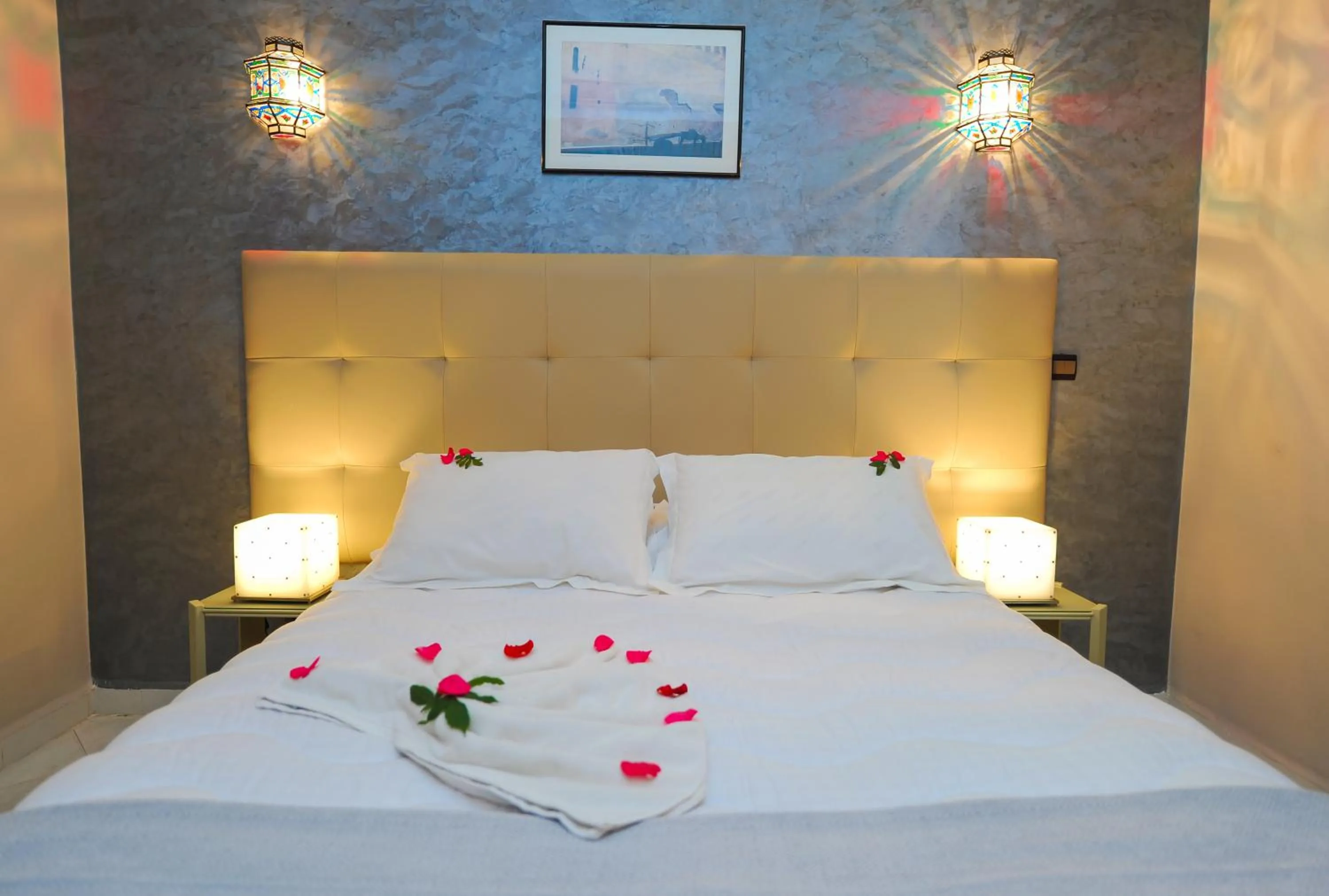 Bed in Appart-Hotel Amina Resort & Spa