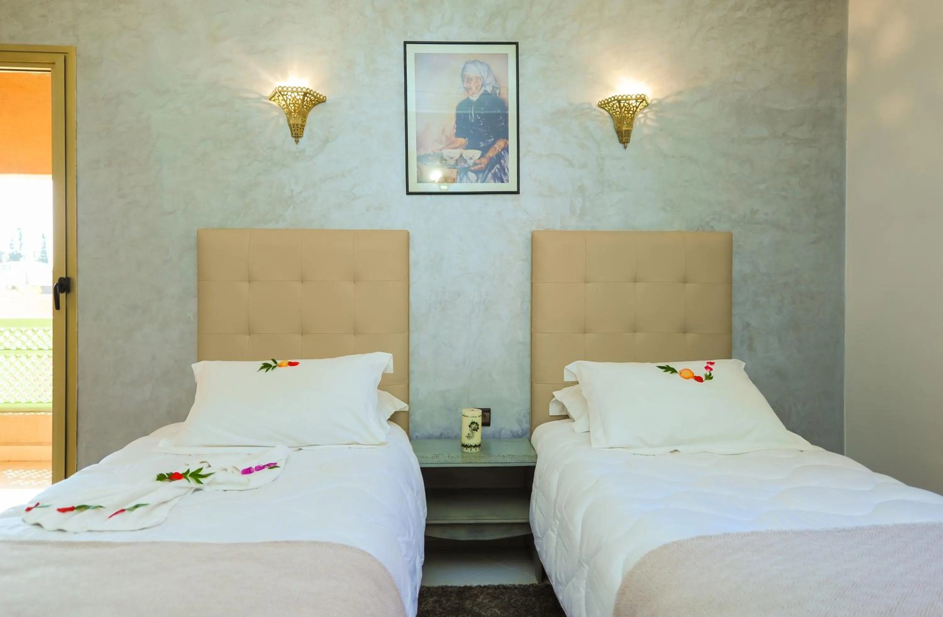 Decorative detail, Bed in Appart-Hotel Amina Resort & Spa