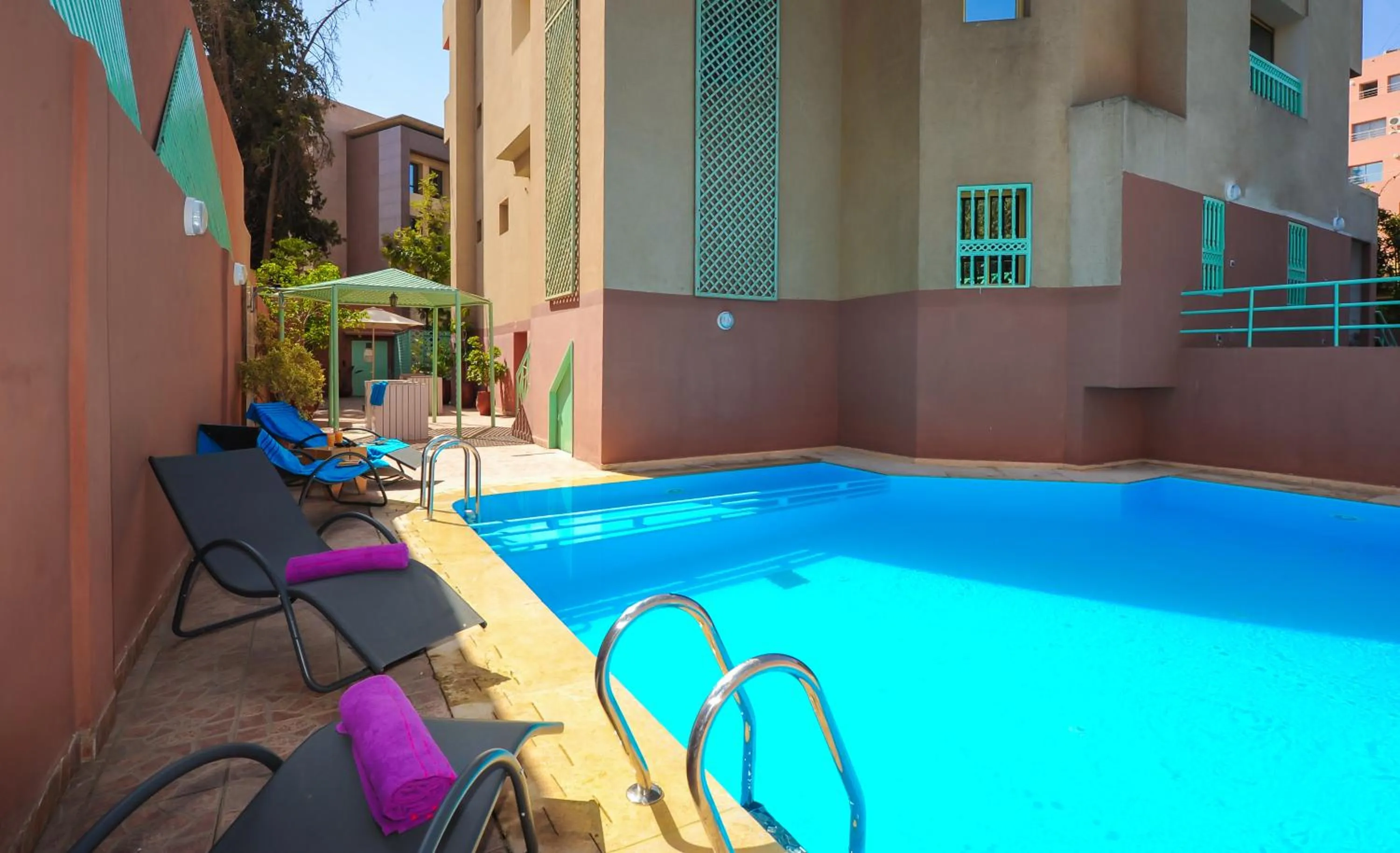 Swimming pool in Appart-Hotel Amina Resort & Spa
