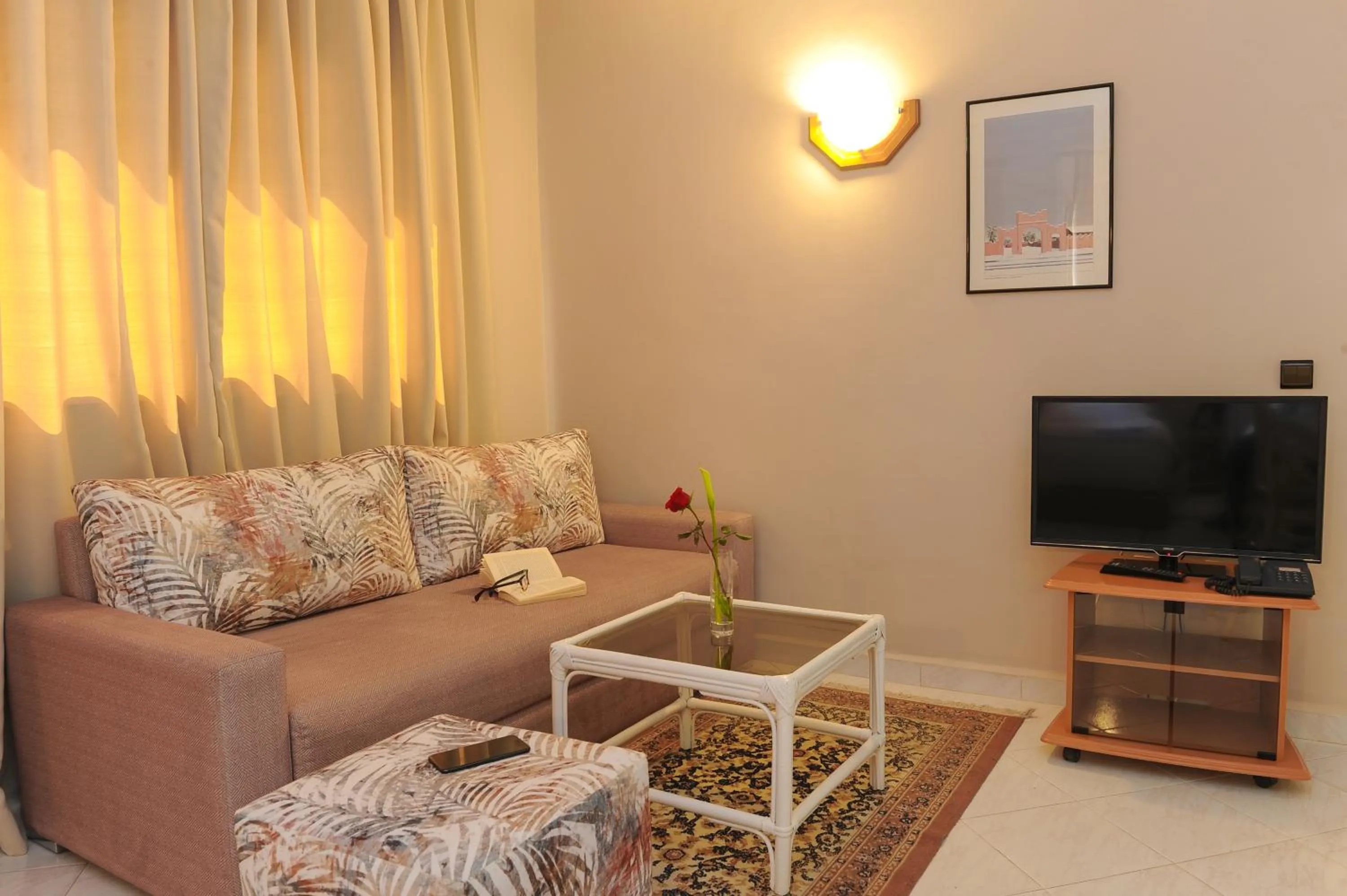 Living room in Appart-Hotel Amina Resort & Spa