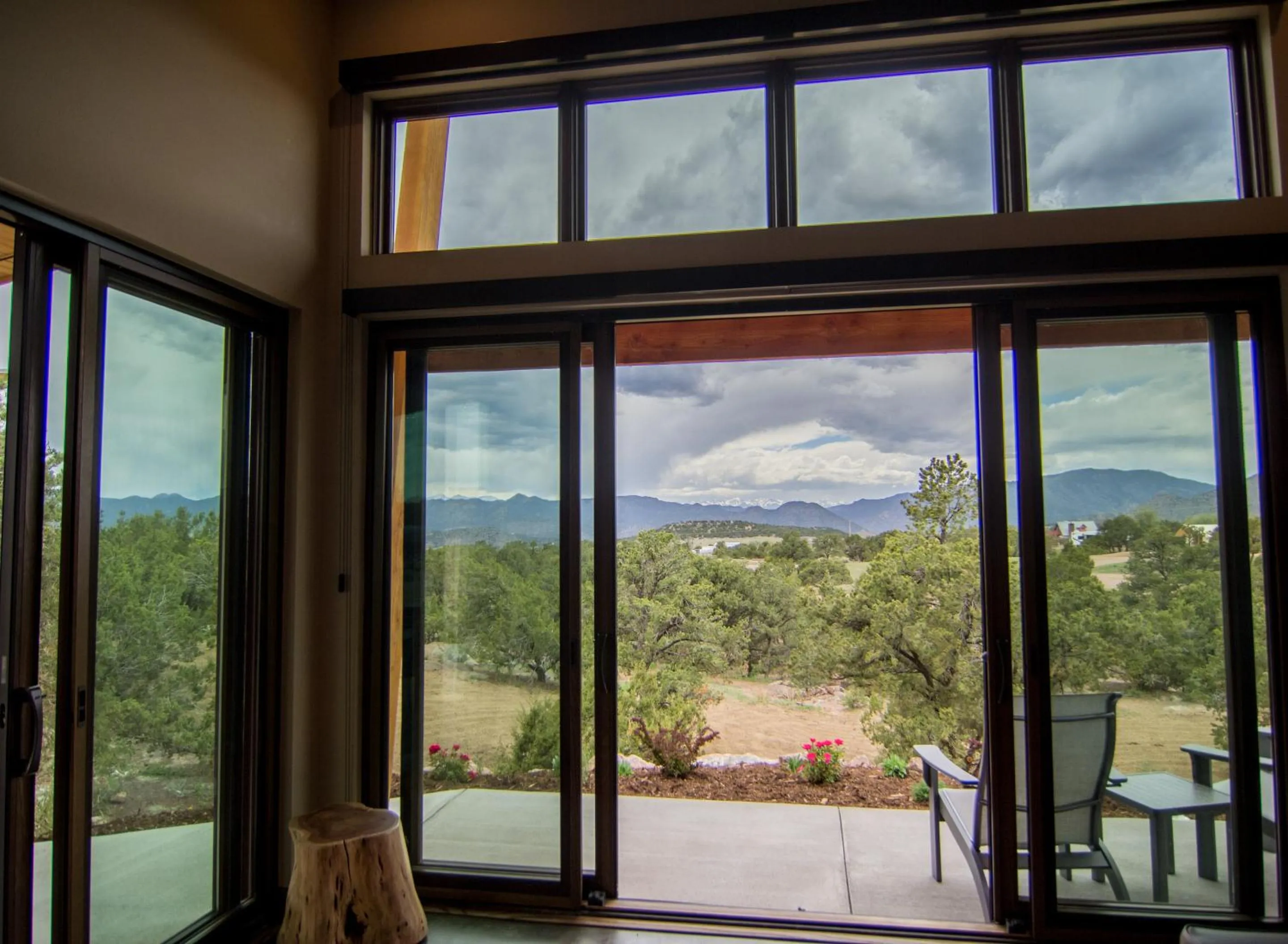 Patio in Royal Gorge Cabins