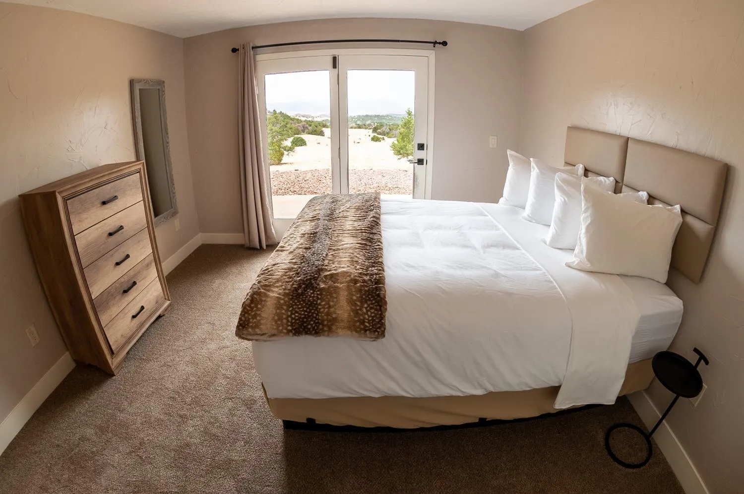 Bed in Royal Gorge Cabins