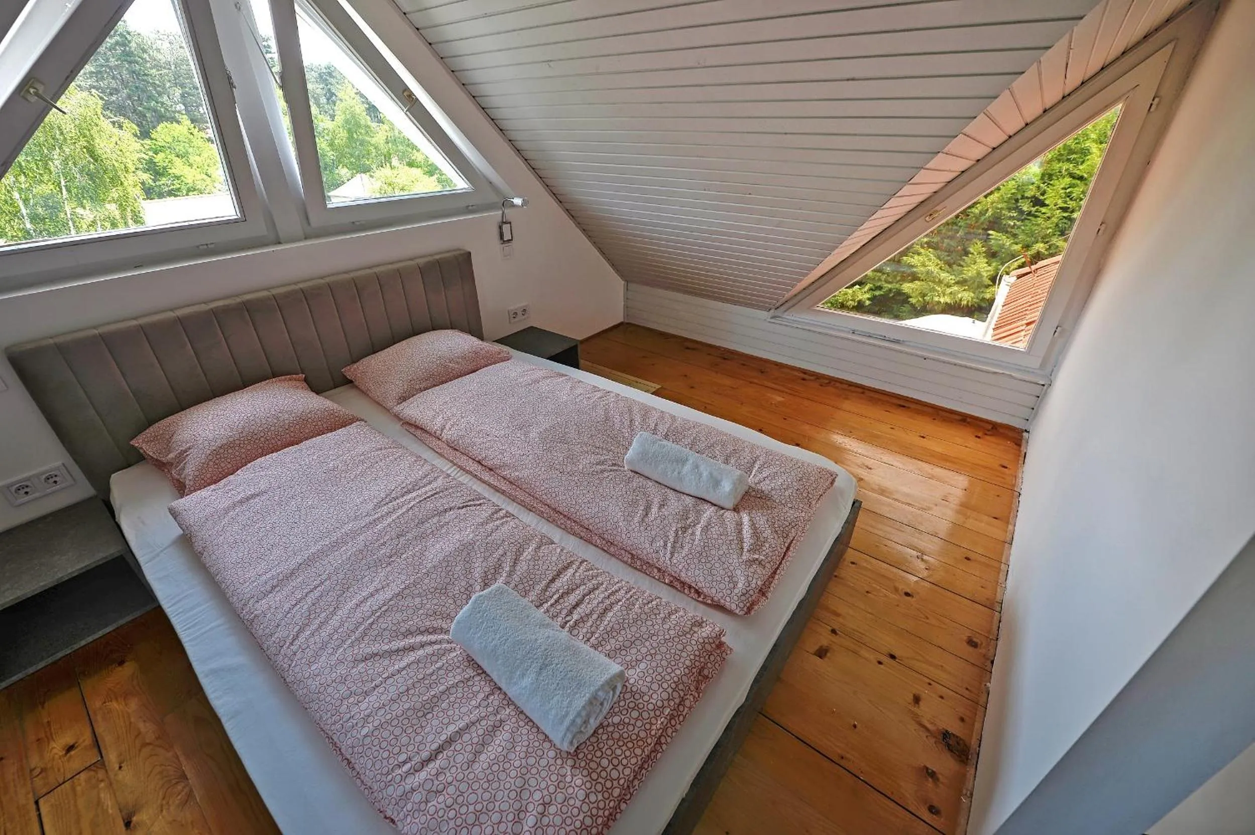 Bedroom, Bed in Villa Oliver 3 Siófok