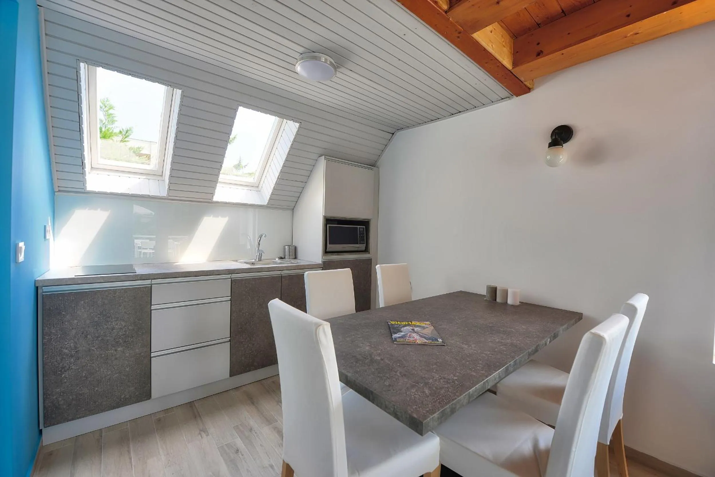 Kitchen or kitchenette in Villa Oliver 3 Siófok