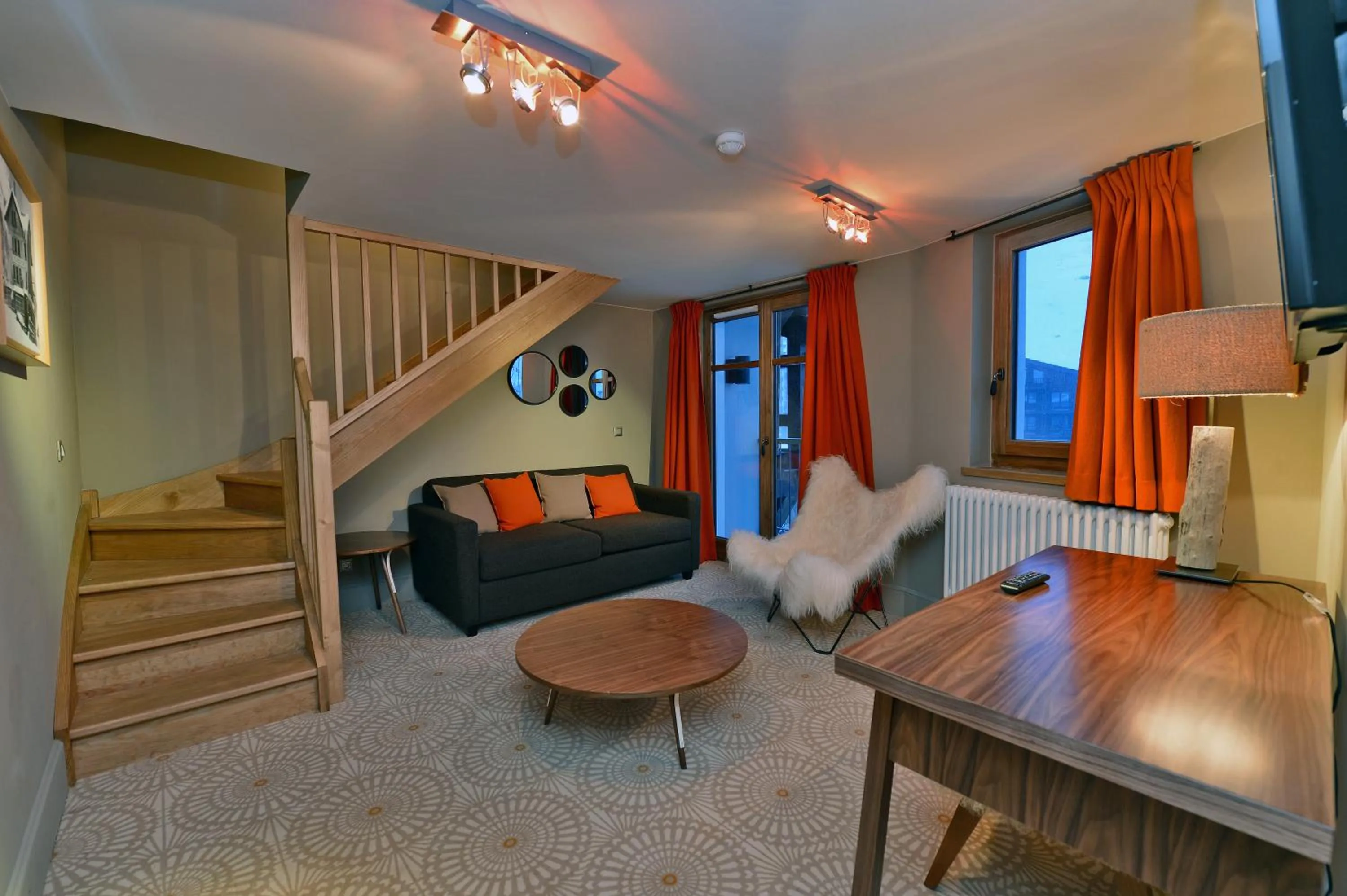 Seating area in Maison de Famille Les 5 Frères