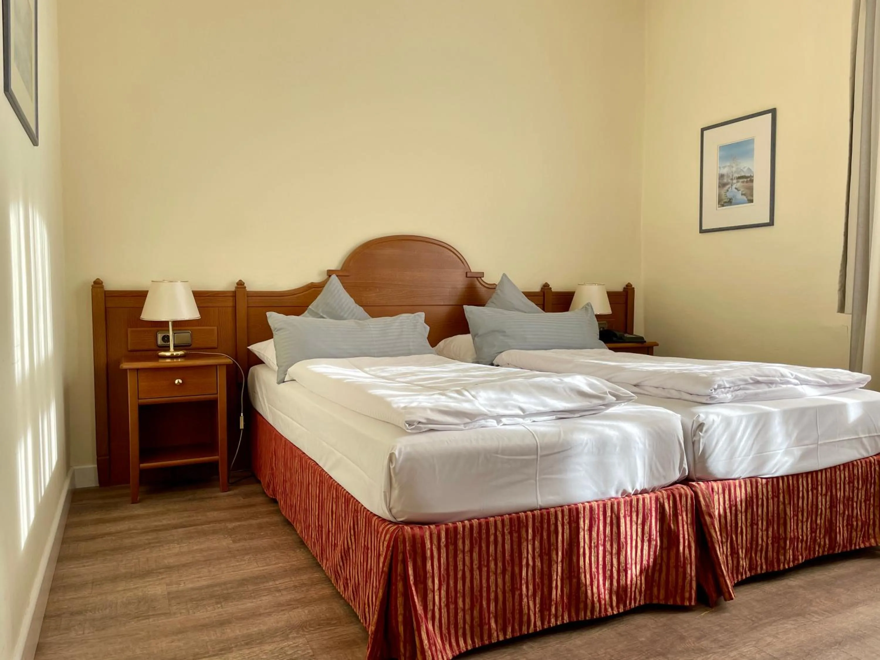 Bed in Hotel Angerbräu