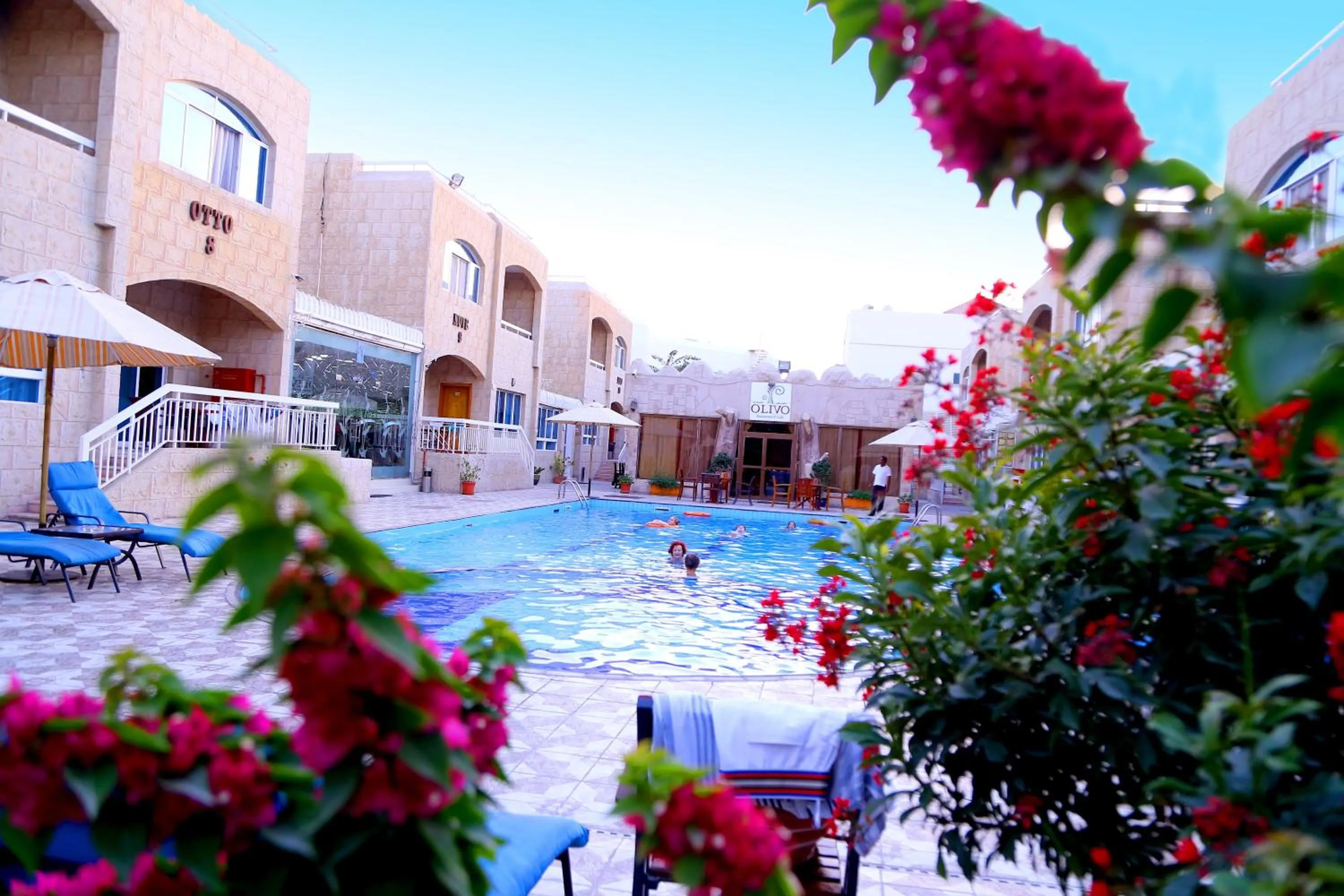 Pool view in Verona Resorts Sharjah