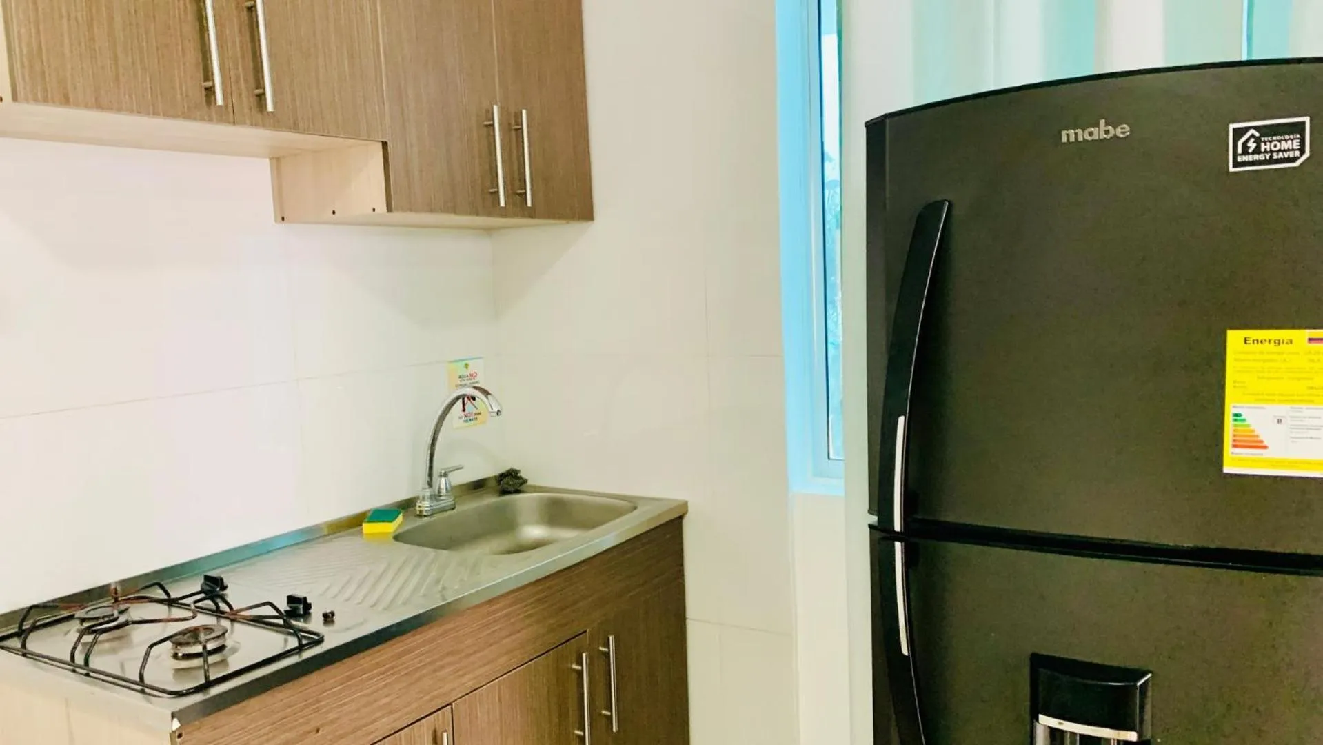 Kitchen or kitchenette in Apartahotel Bahia Tropical III