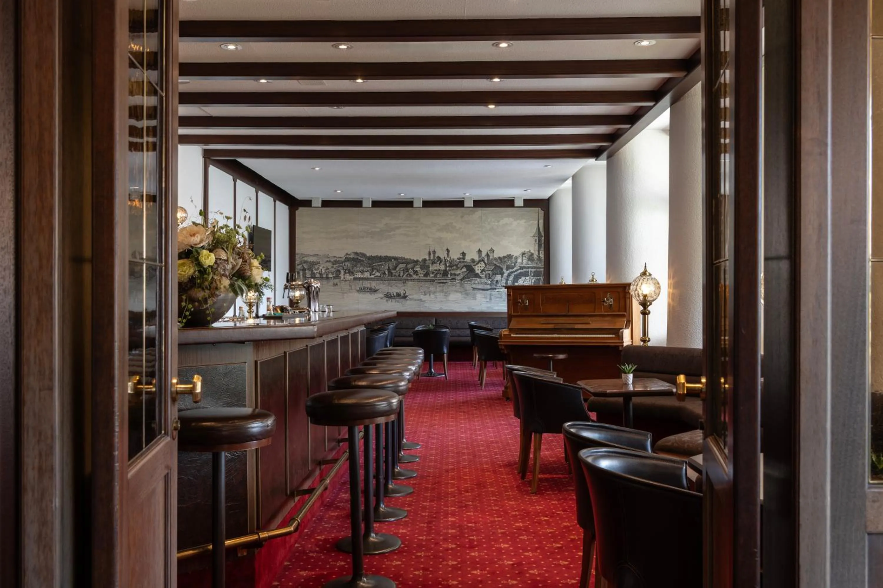 Lounge or bar in Grand Hotel Europe