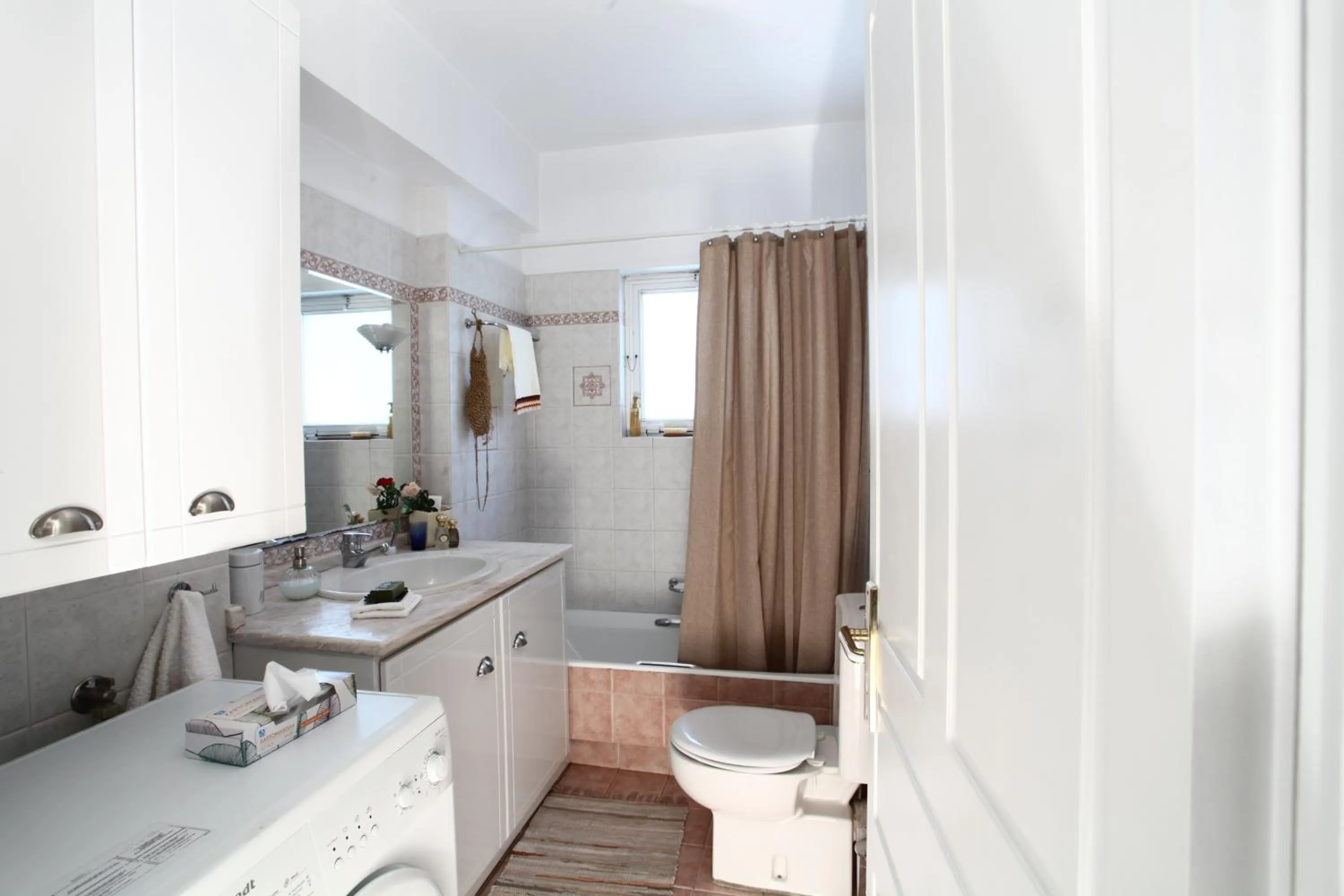Bathroom in Unique Flat with Sea View at Edem Beach - A Seafront Property by Athenian Homes