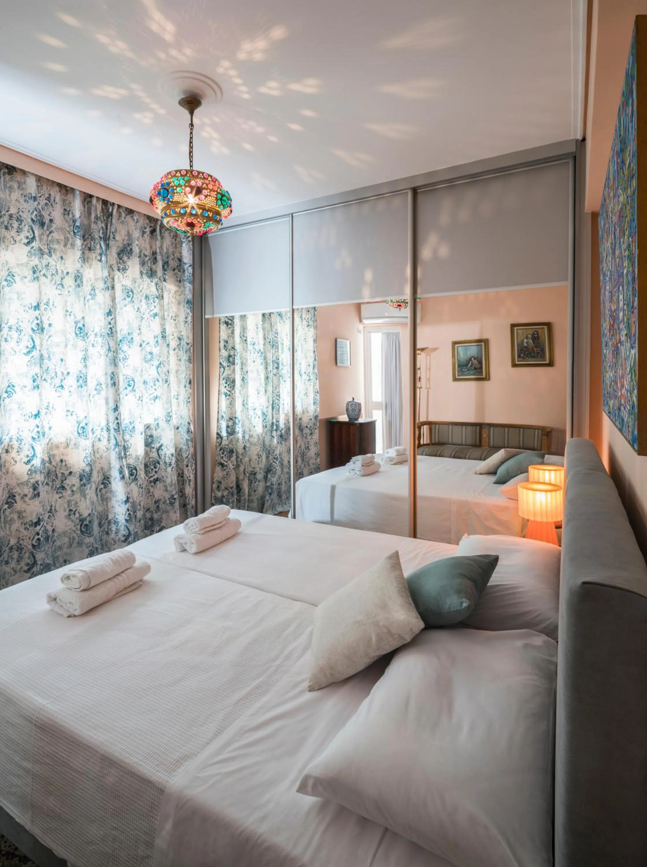 Bed in Unique Flat with Sea View at Edem Beach - A Seafront Property by Athenian Homes