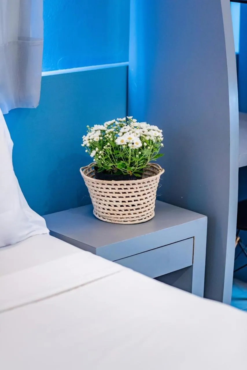 Floor plan, Bed in Fortpraia Hotel