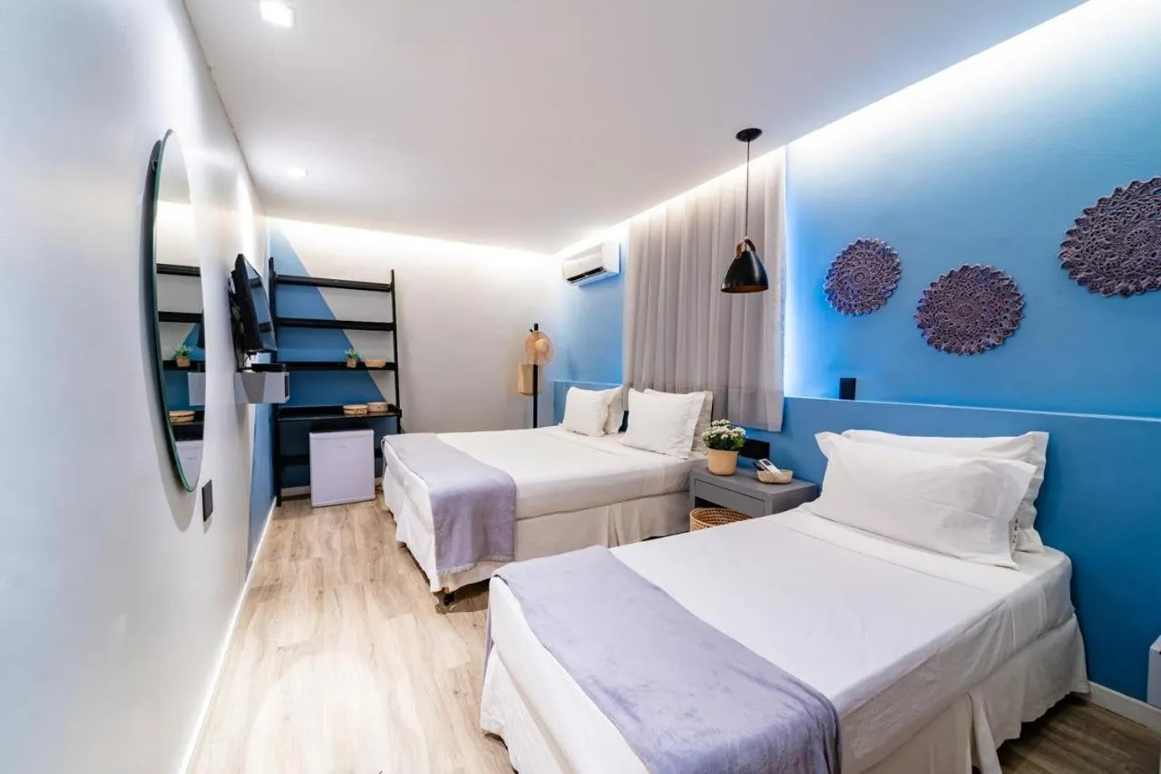 Bed in Fortpraia Hotel