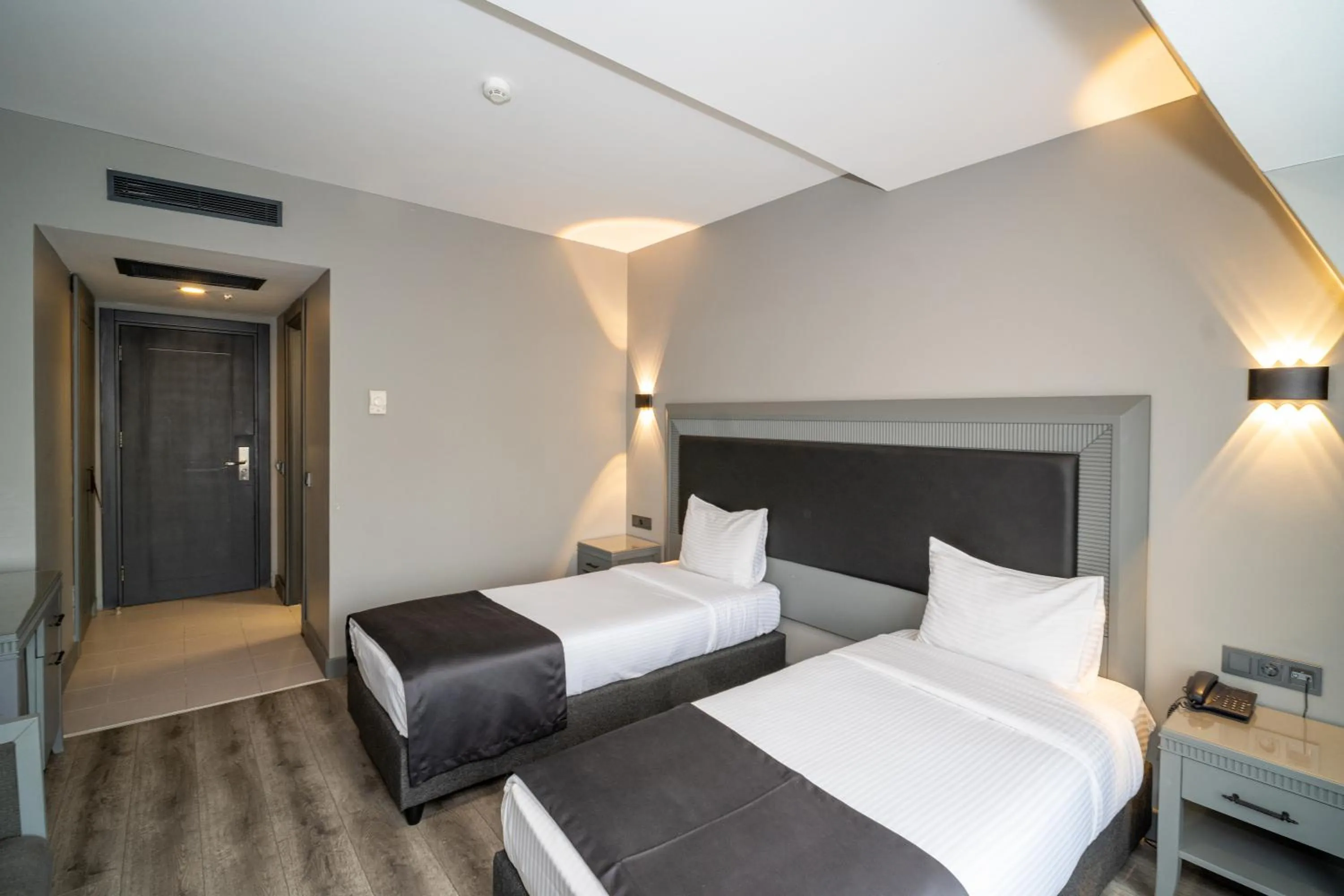 Bed in Grand S Hotel