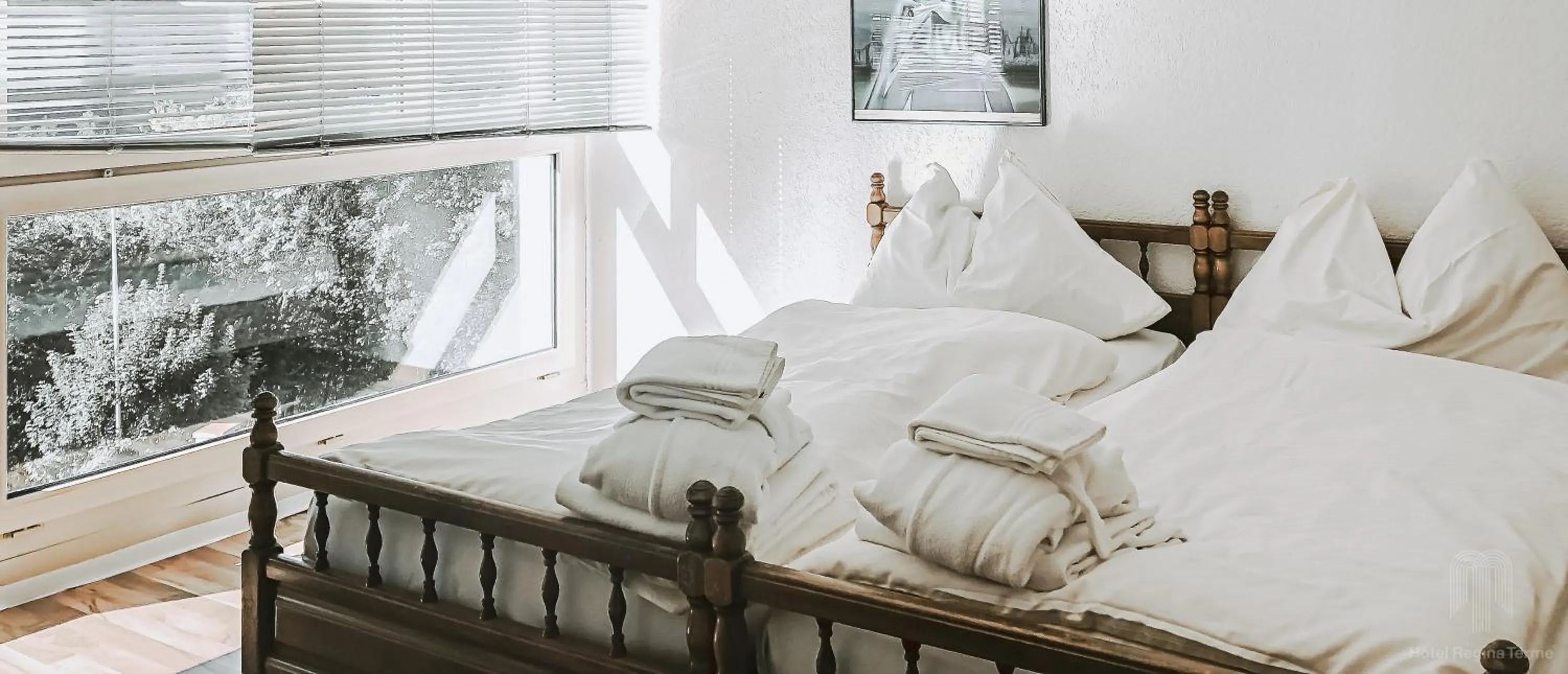 Bed in Hotel Regina Terme