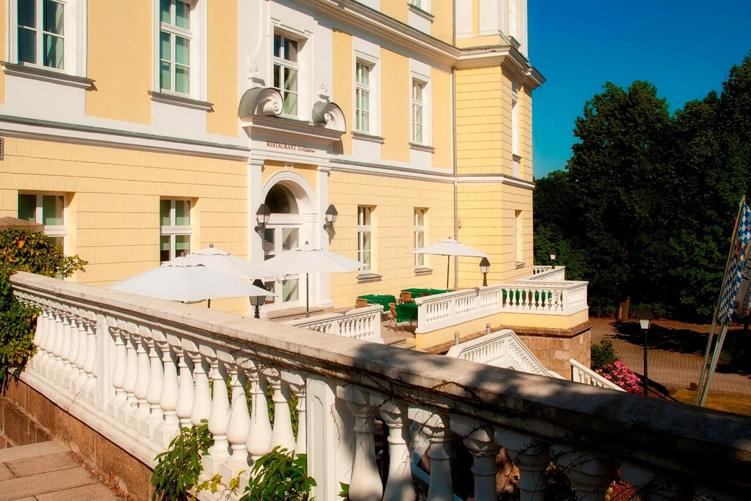 Balcony/Terrace in Hotel Schloss Schwarzenfeld