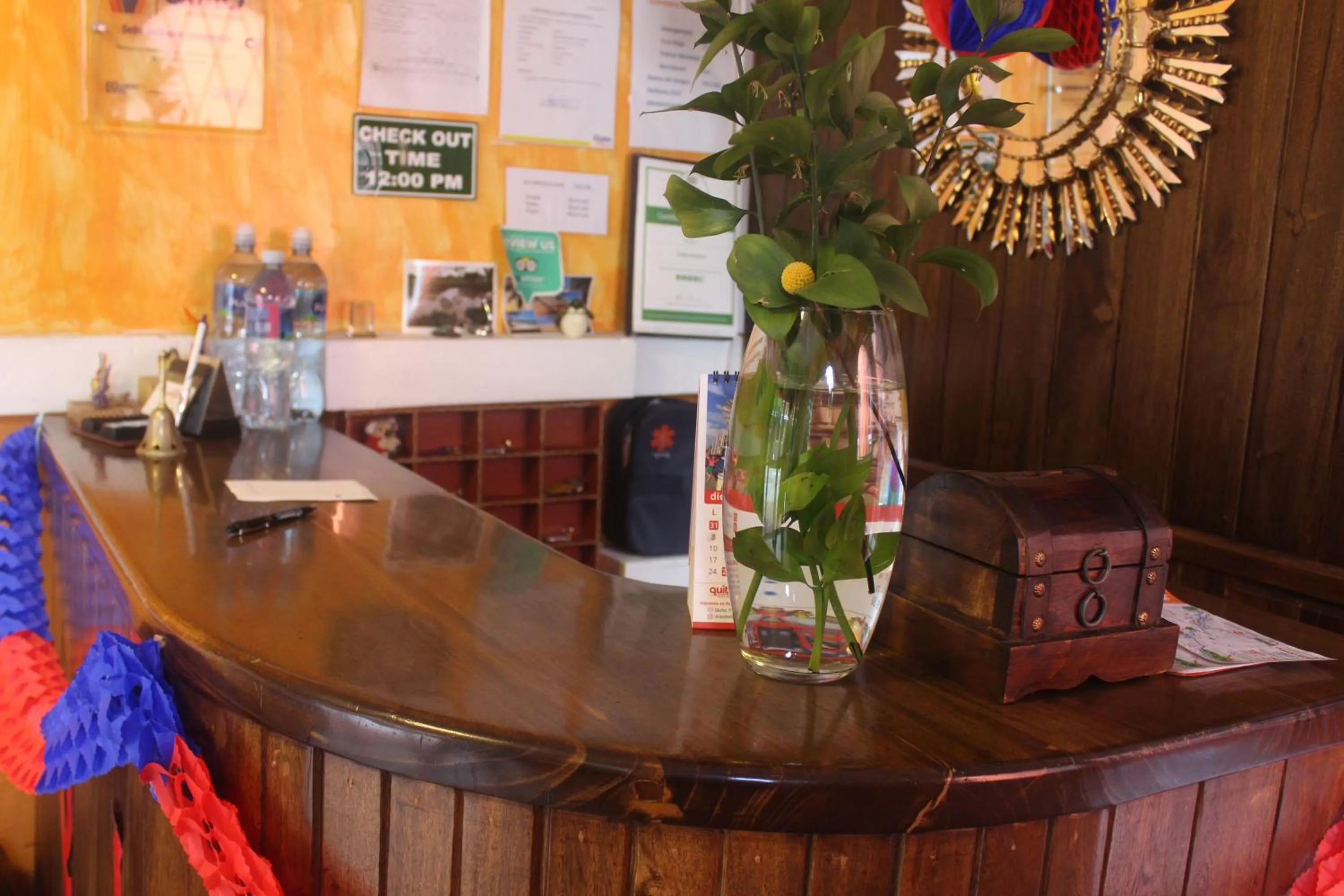 Lobby or reception in Hotel Andino