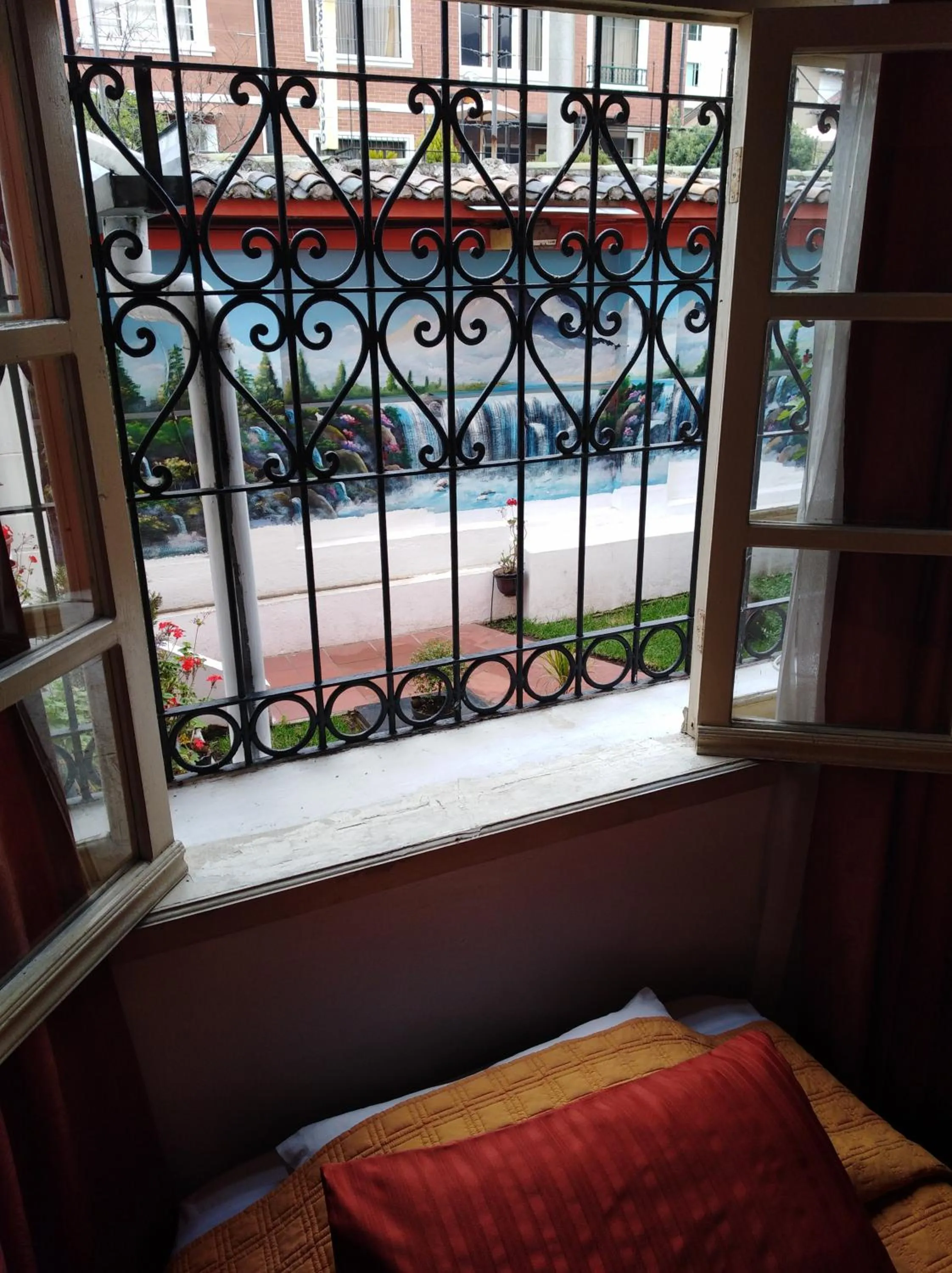 Garden view, Bed in Hotel Andino