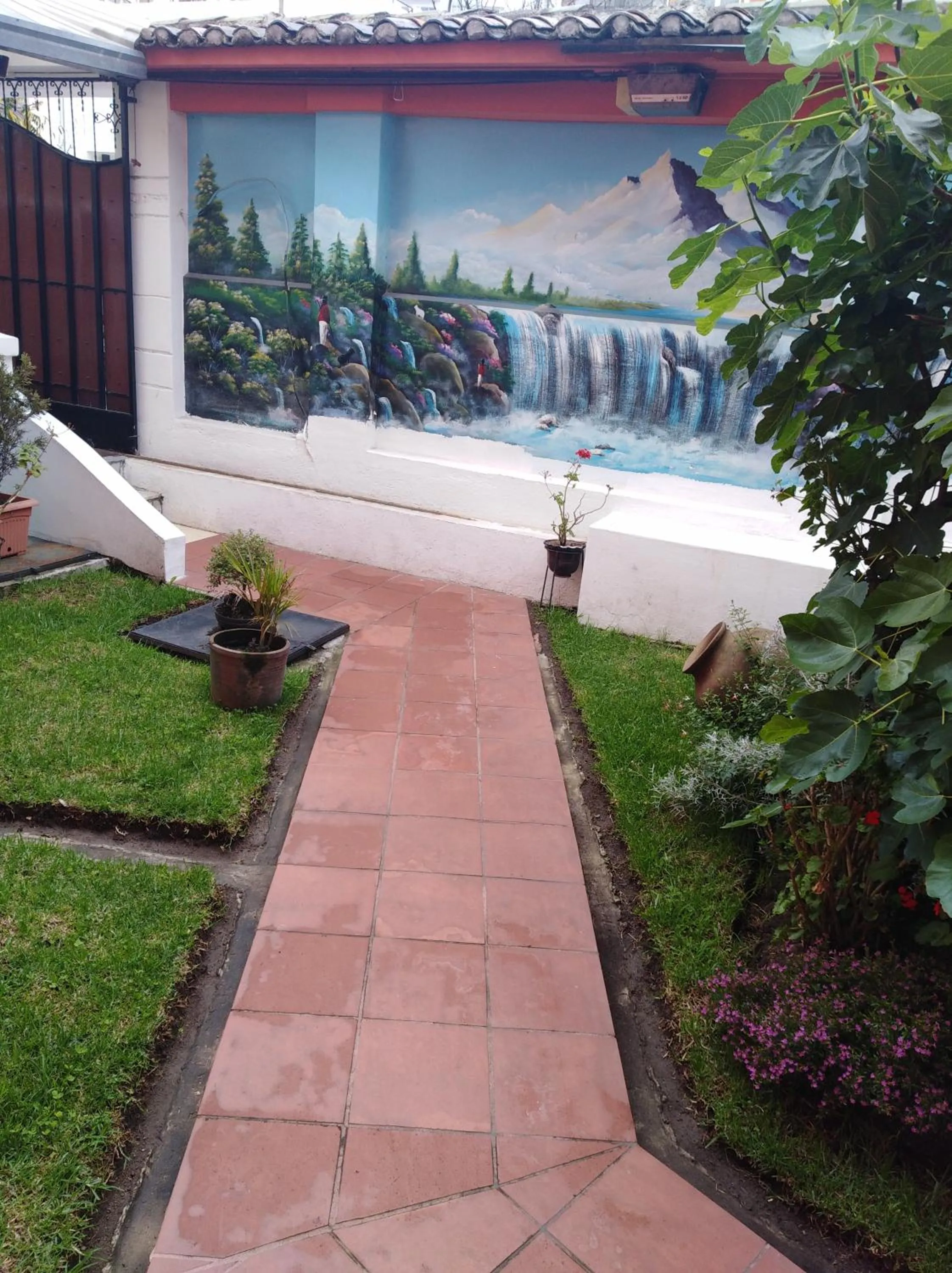 Patio in Hotel Andino