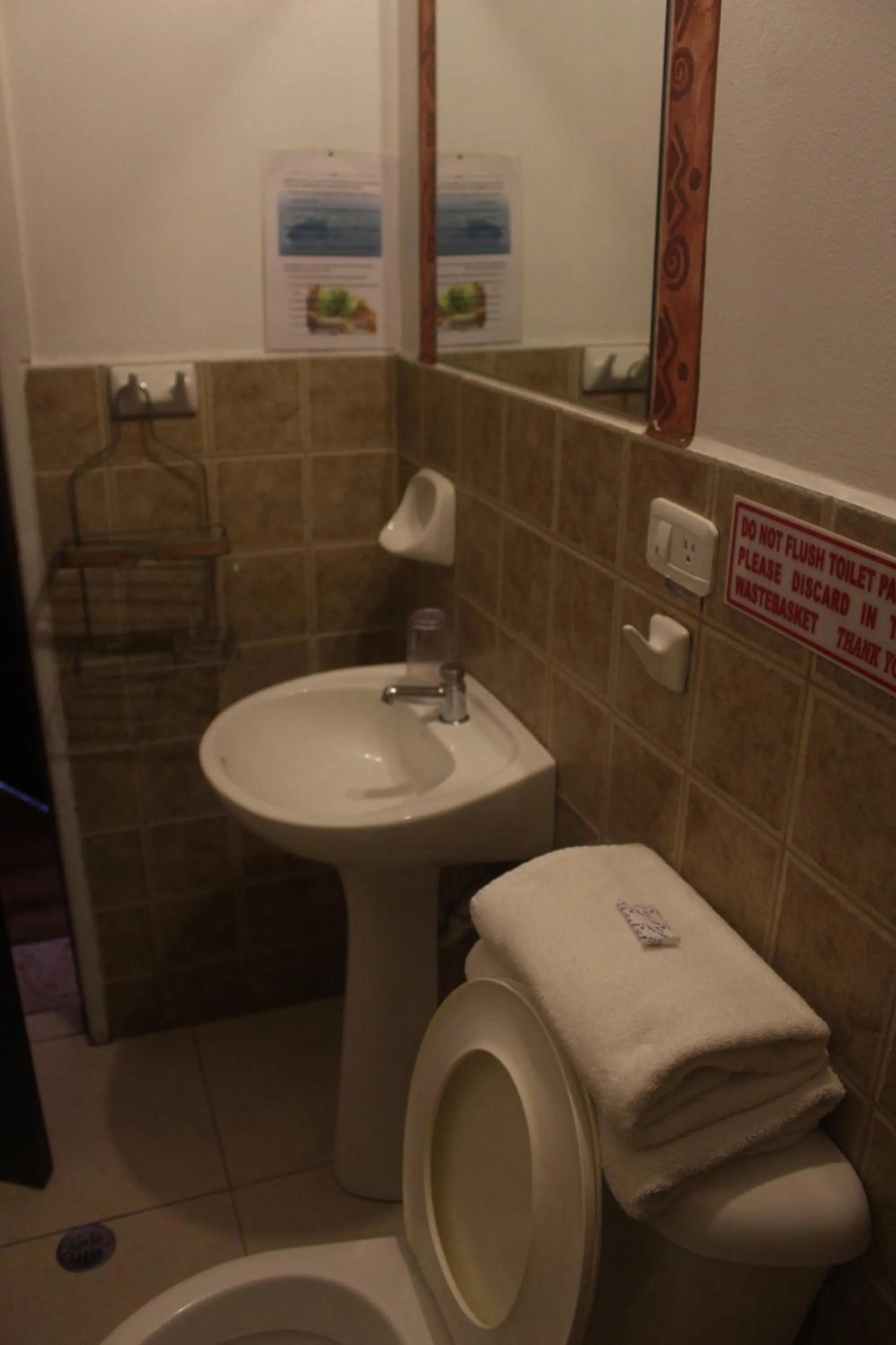 Bathroom in Hotel Andino