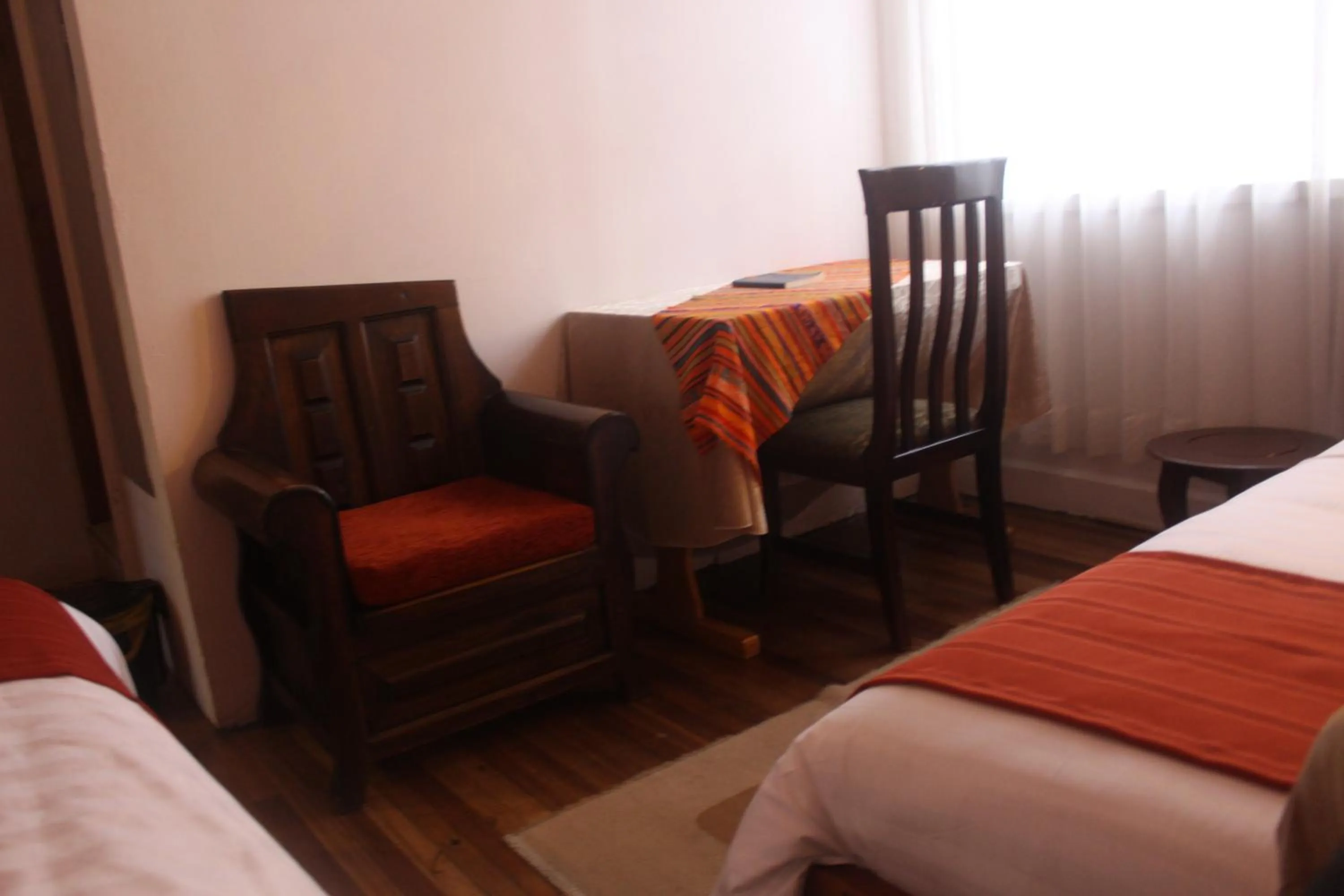 Patio, Bed in Hotel Andino