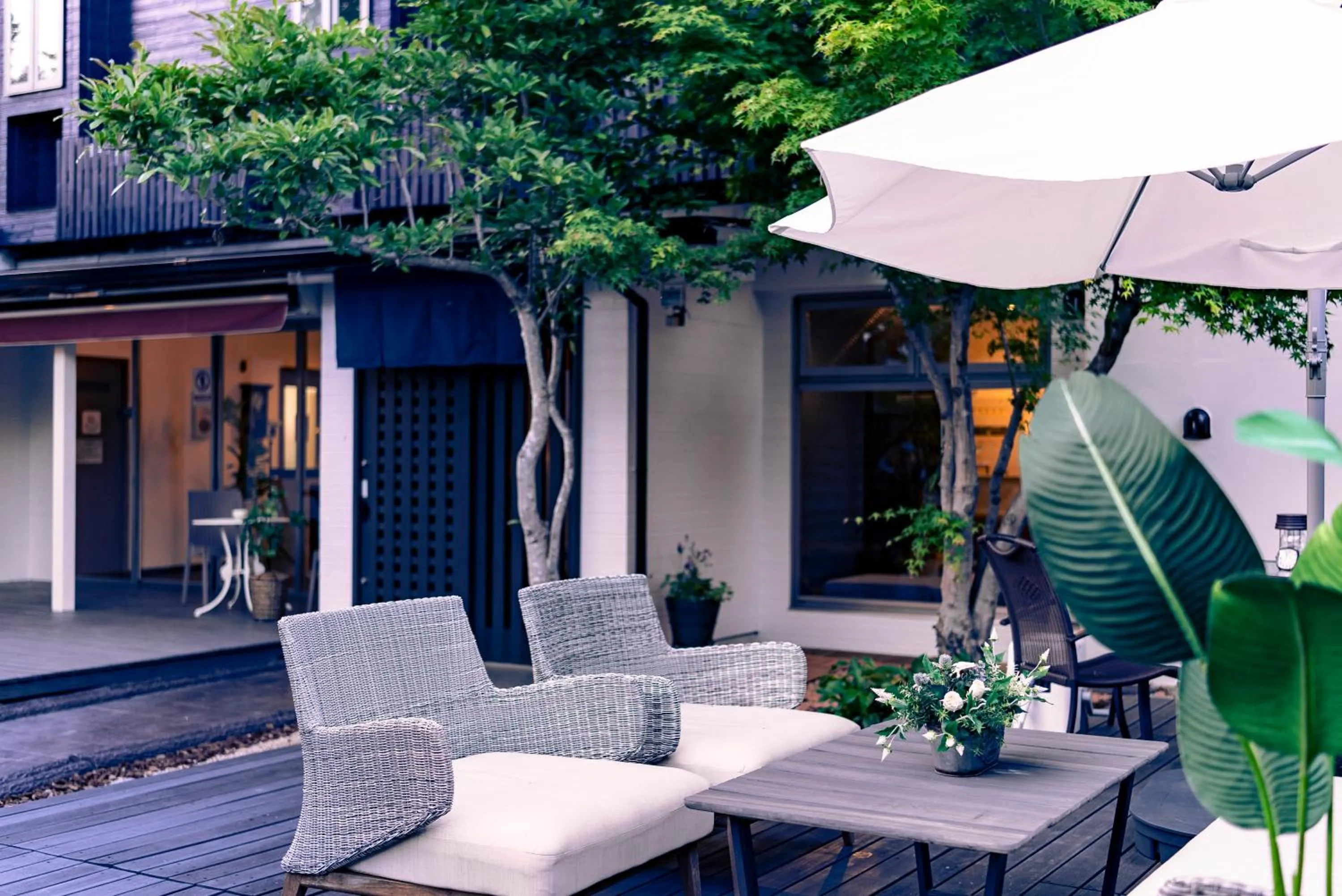 Balcony/Terrace in ETAVIA Yufuin Kinrinko