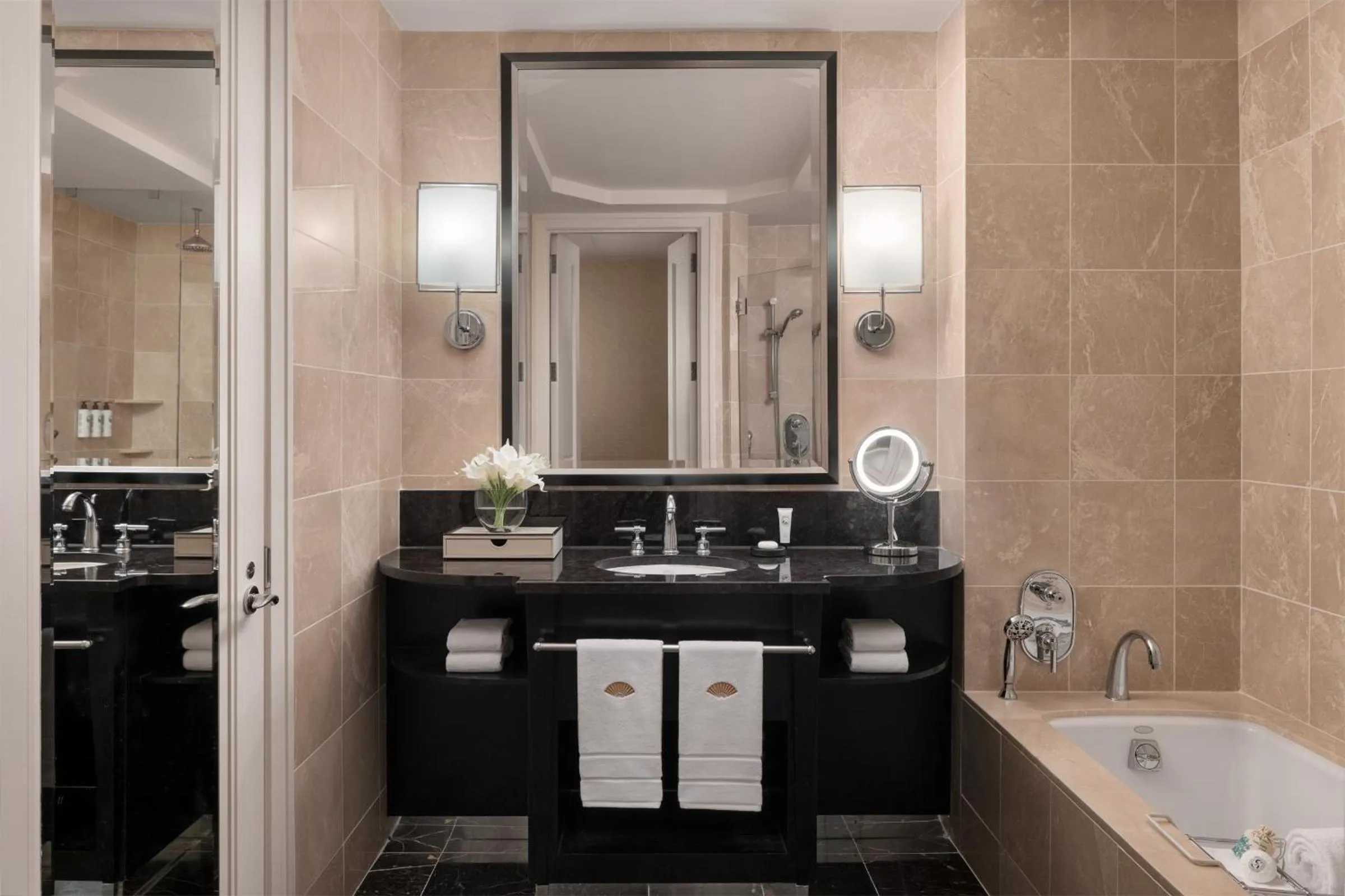Bathroom in Mandarin Oriental, New York