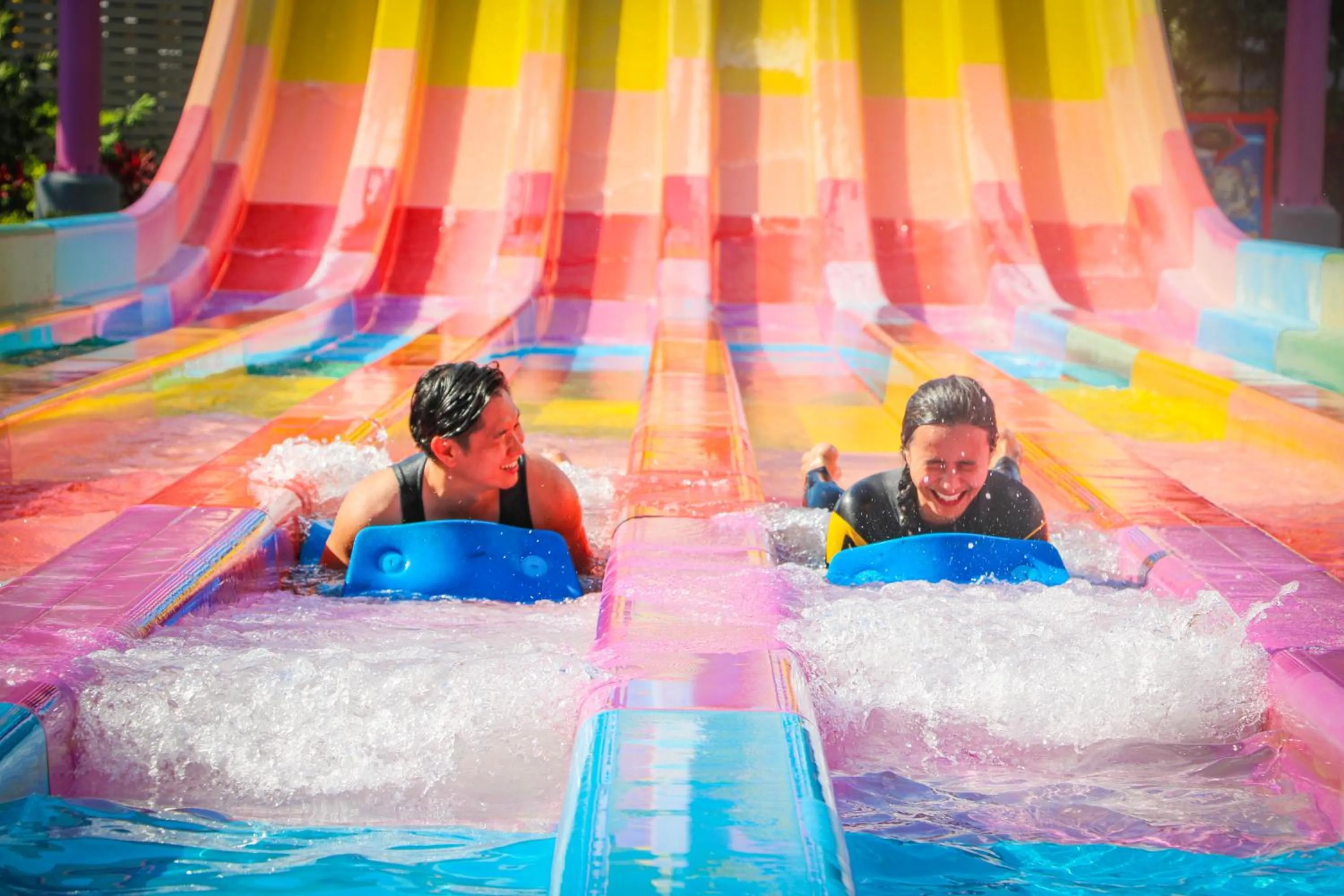 Aqua park in Splash Beach Resort Phuket Family-Friendly Water Park Resort Near Phuket Airport