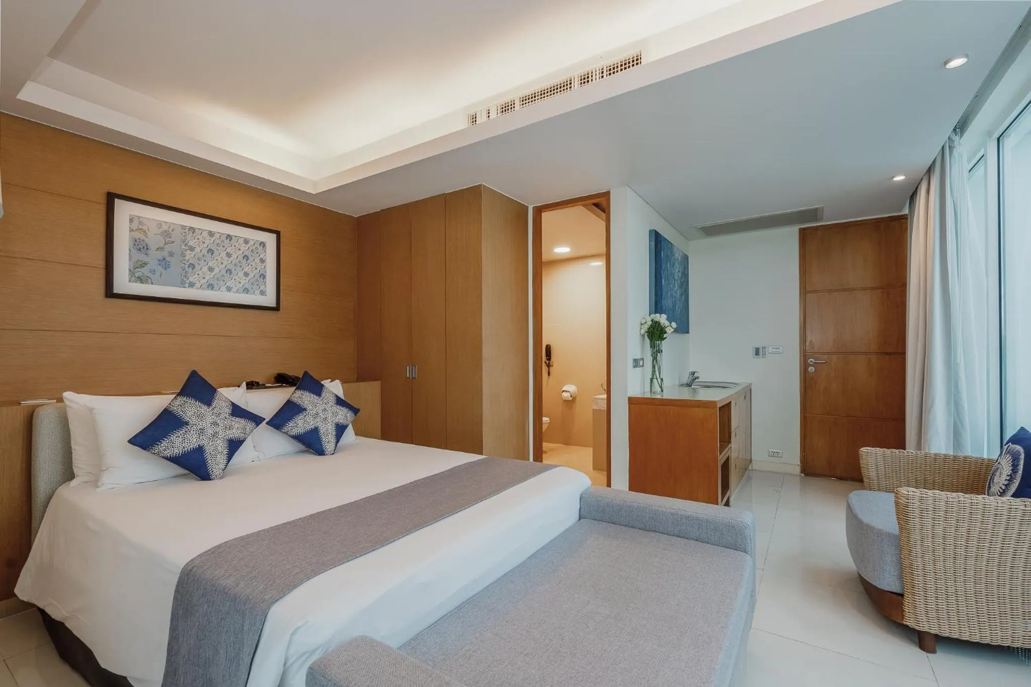 Bedroom, Bed in Splash Beach Resort Phuket Family-Friendly Water Park Resort Near Phuket Airport