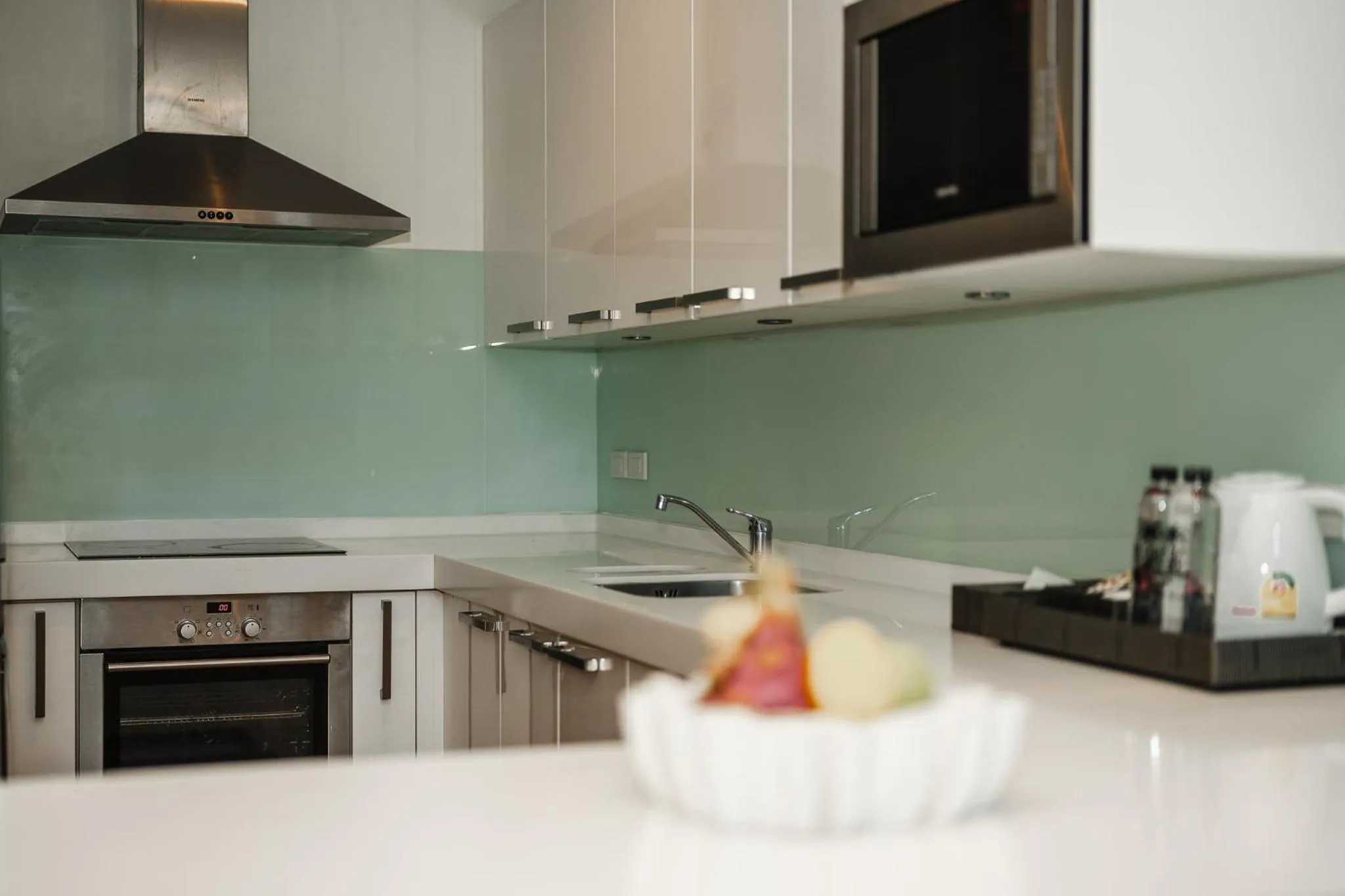 kitchen in Splash Beach Resort Phuket Family-Friendly Water Park Resort Near Phuket Airport