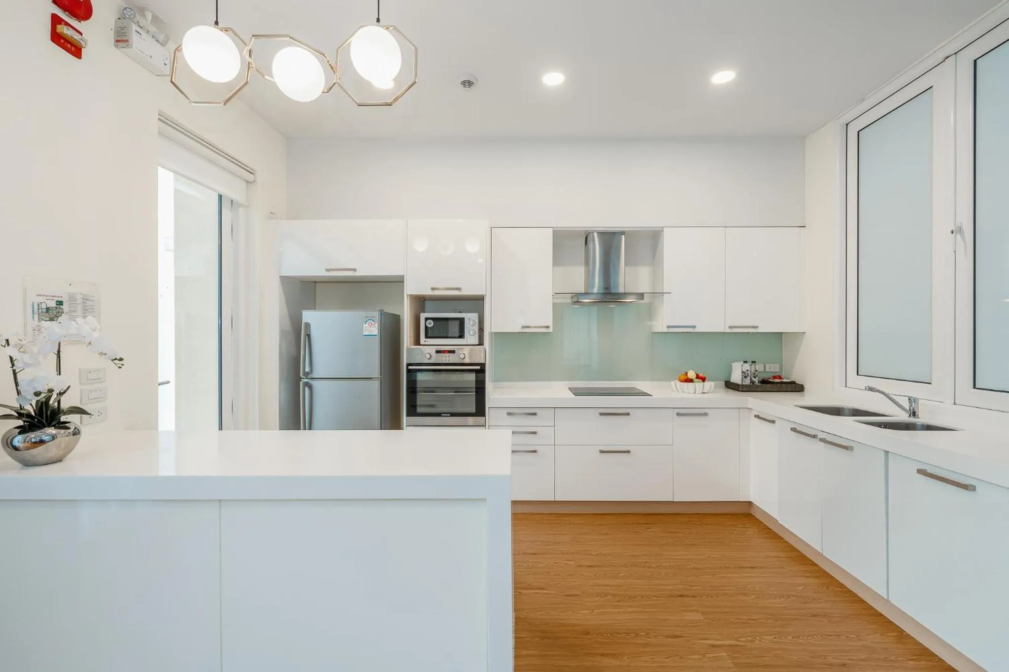 Kitchen or kitchenette in Splash Beach Resort Phuket Family-Friendly Water Park Resort Near Phuket Airport