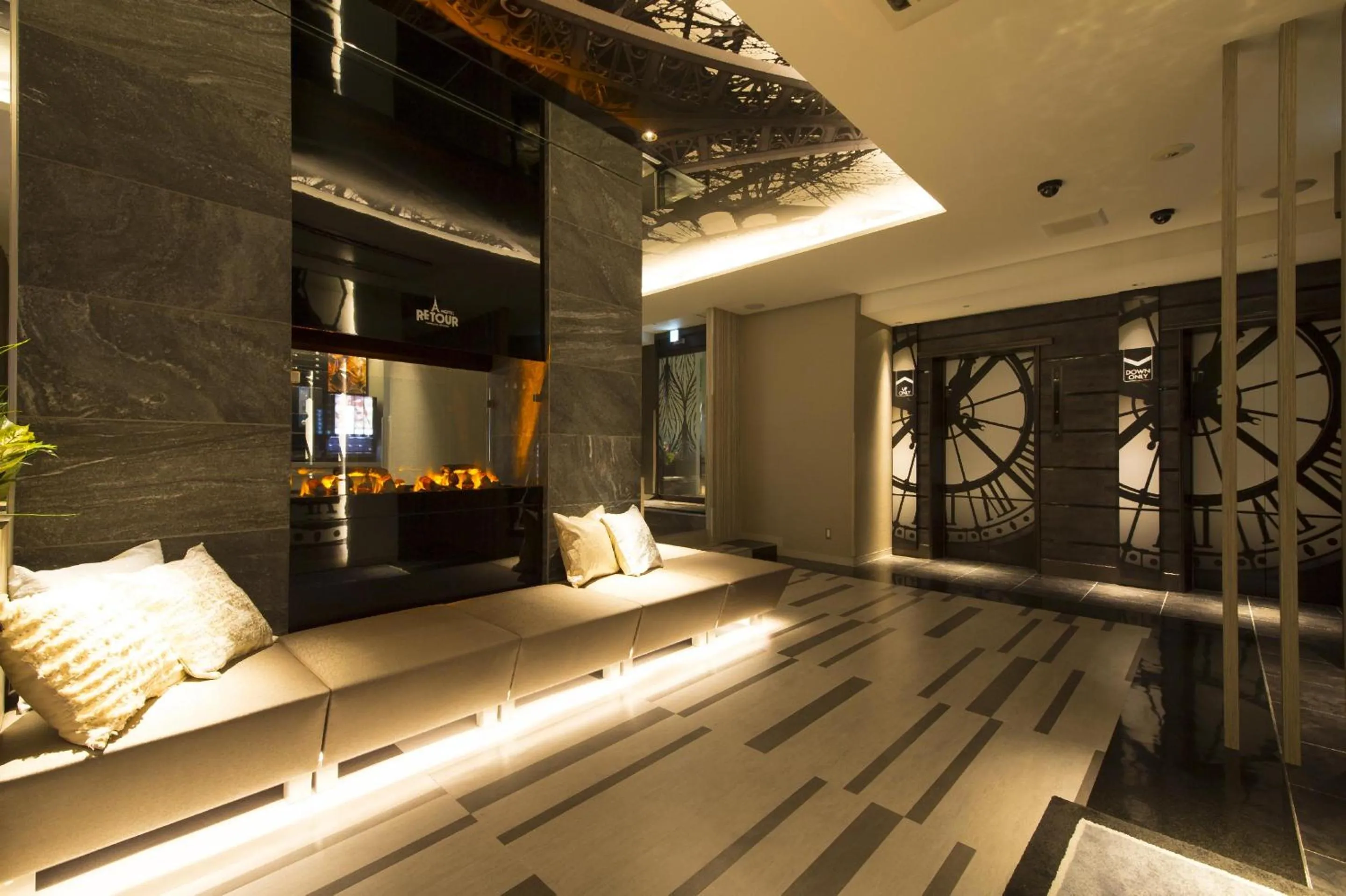 Lobby or reception in ルトゥール難波 RetourNANBA 男塾ホテルグループ