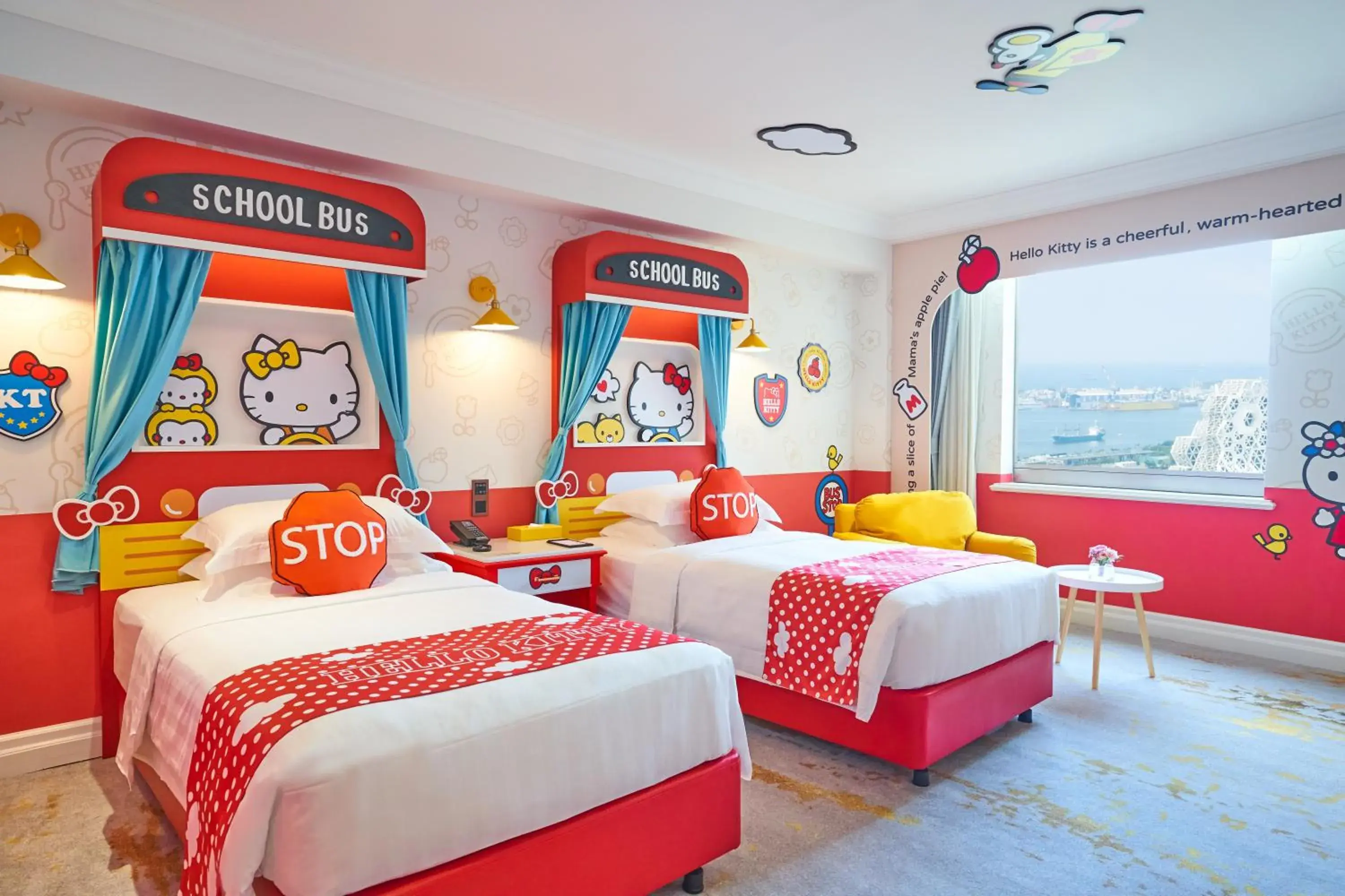 Hello Kitty Superior Twin Room-Harbor View in Grand Hi Lai Hotel Hello Kitty Superior Twin Room-Harbor View in Grand Hi Lai Hotel