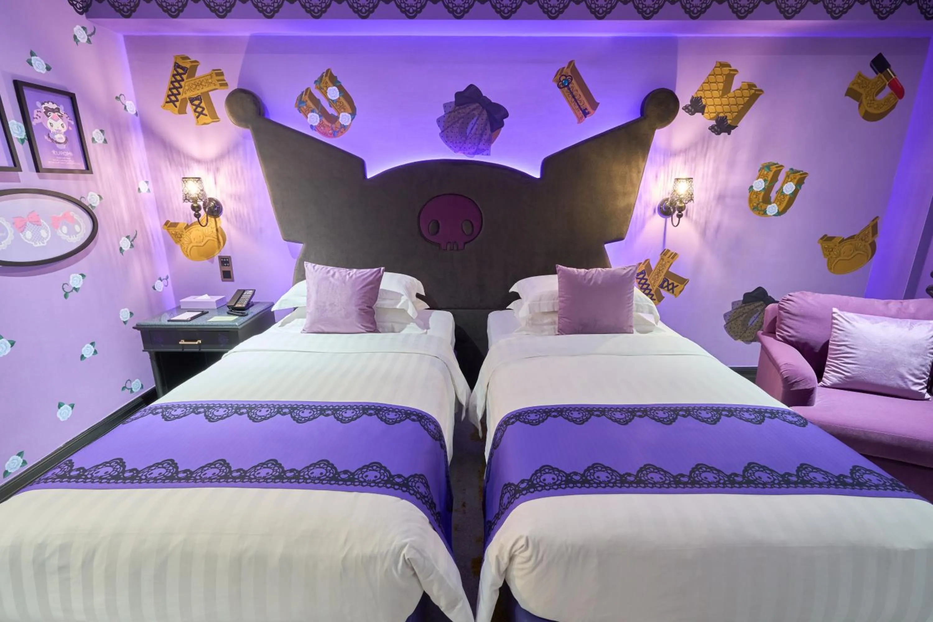 Bed in Grand Hi Lai Hotel