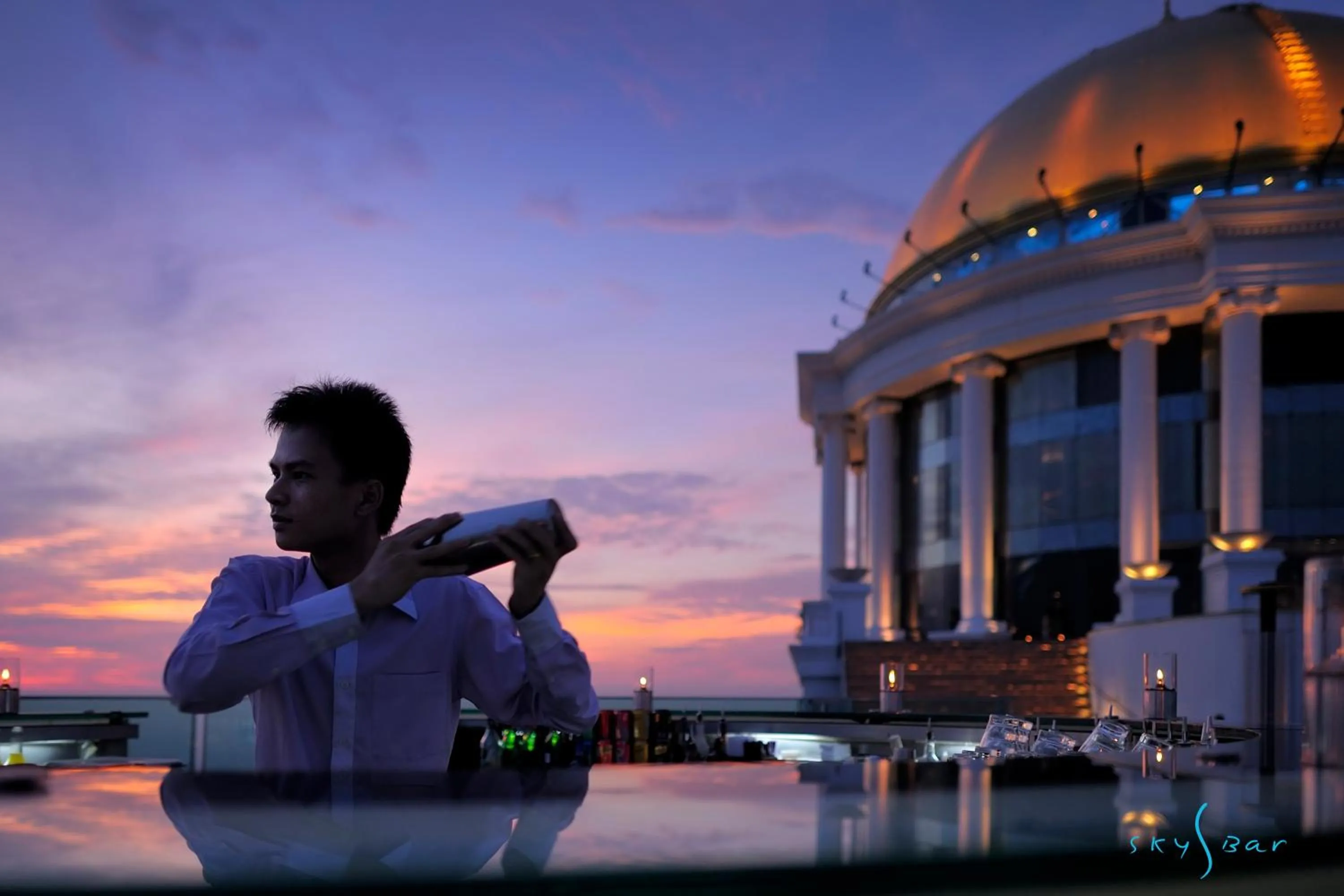 Staff in Tower Club at lebua