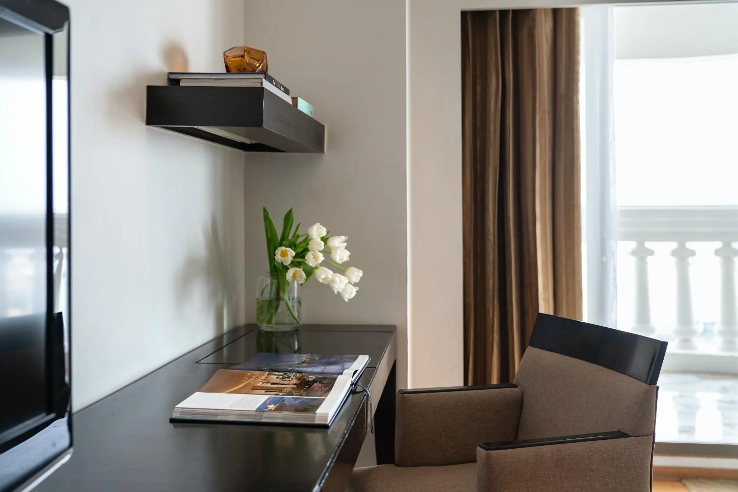 Seating area in Tower Club at lebua