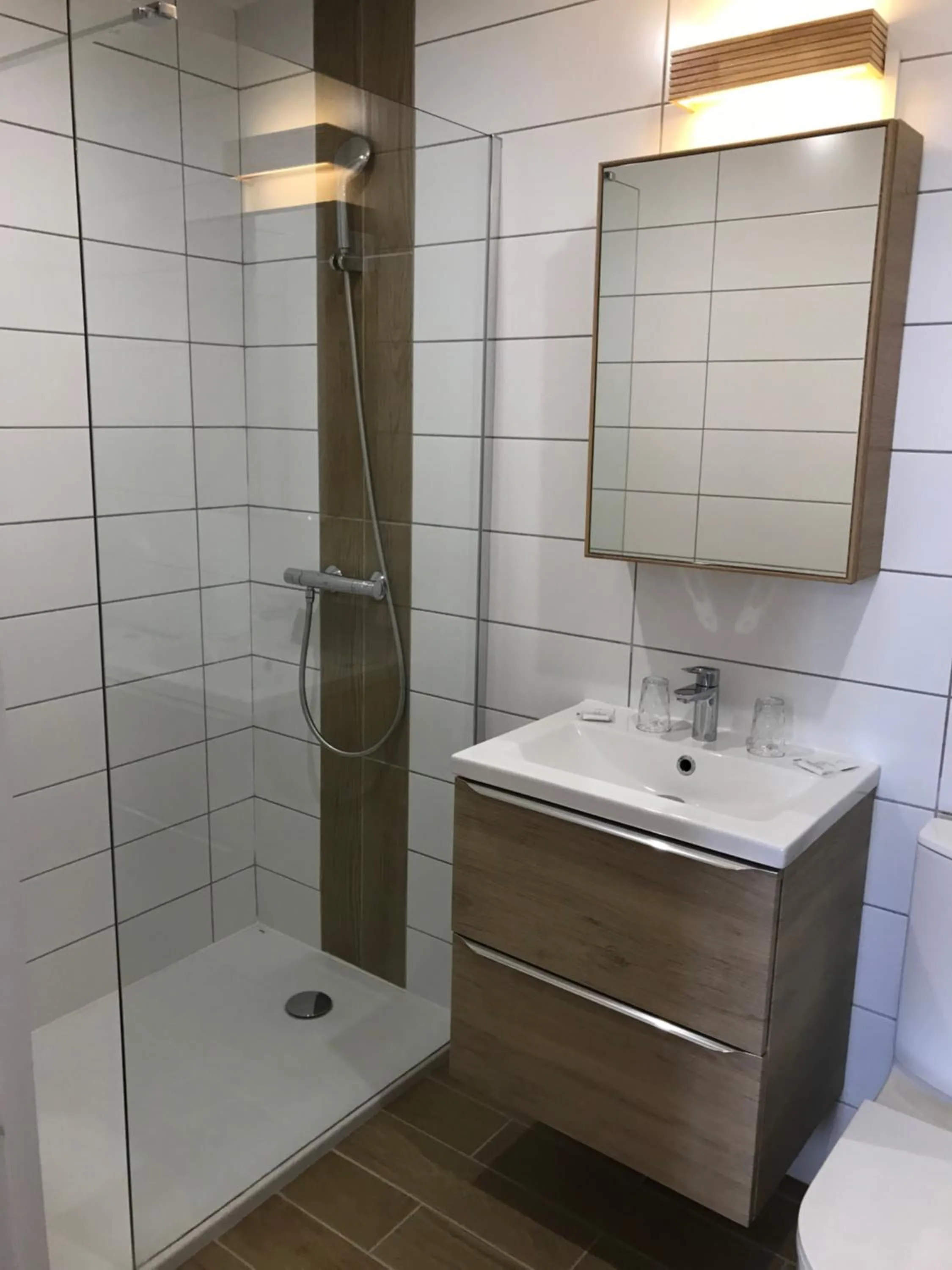 Bathroom in Hôtel Saint Philibert