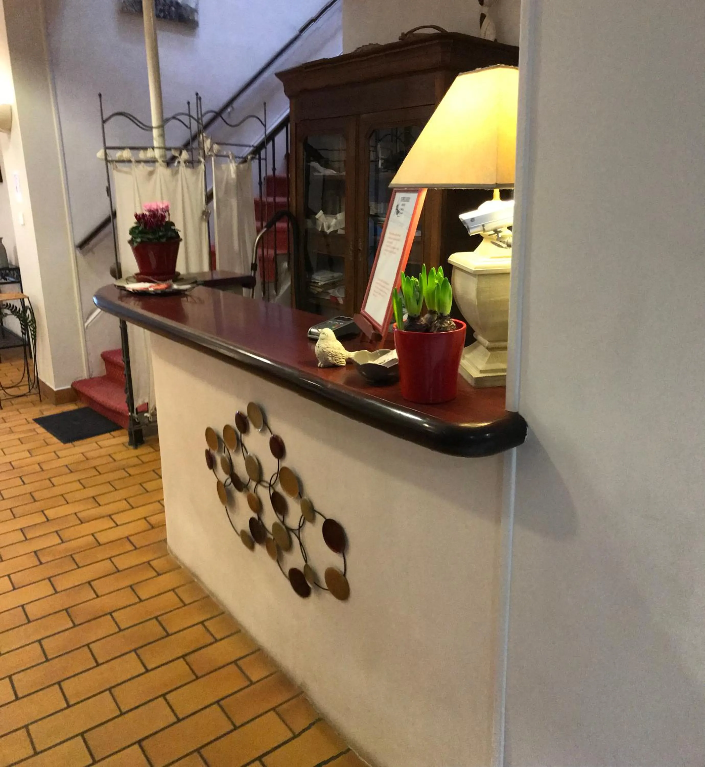 Lobby or reception in Hôtel Saint Philibert