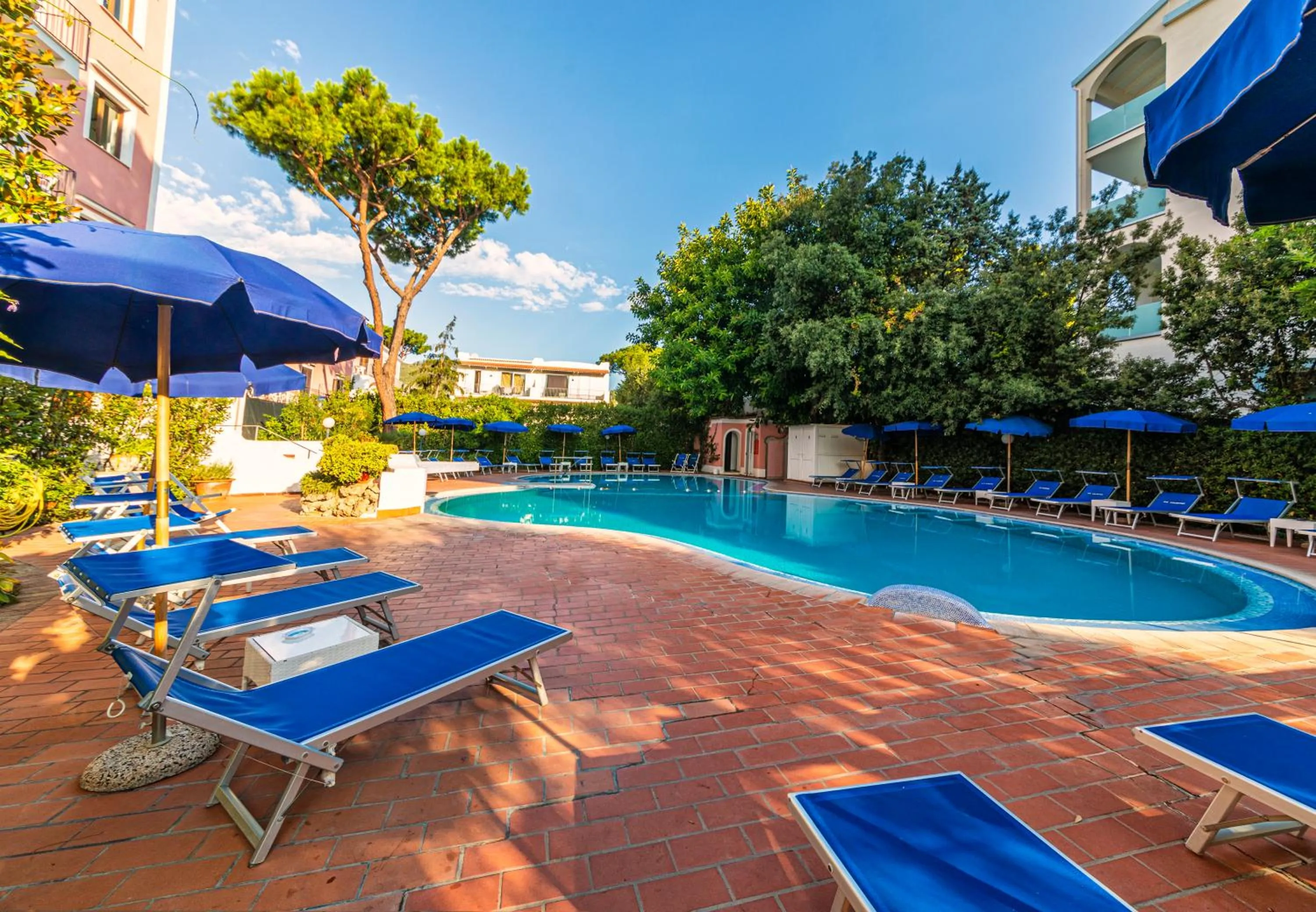 Pool view in Hotel San Valentino Terme