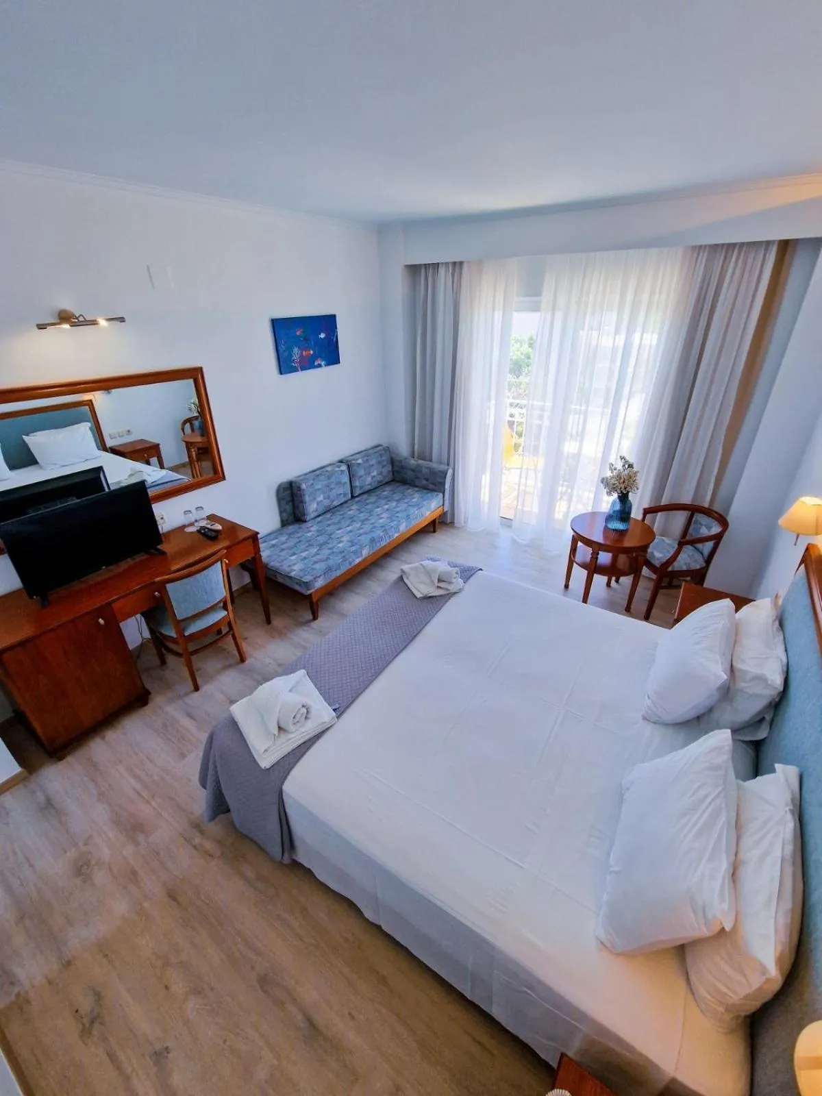 Bedroom, Bed in Porto Plakias & Spa