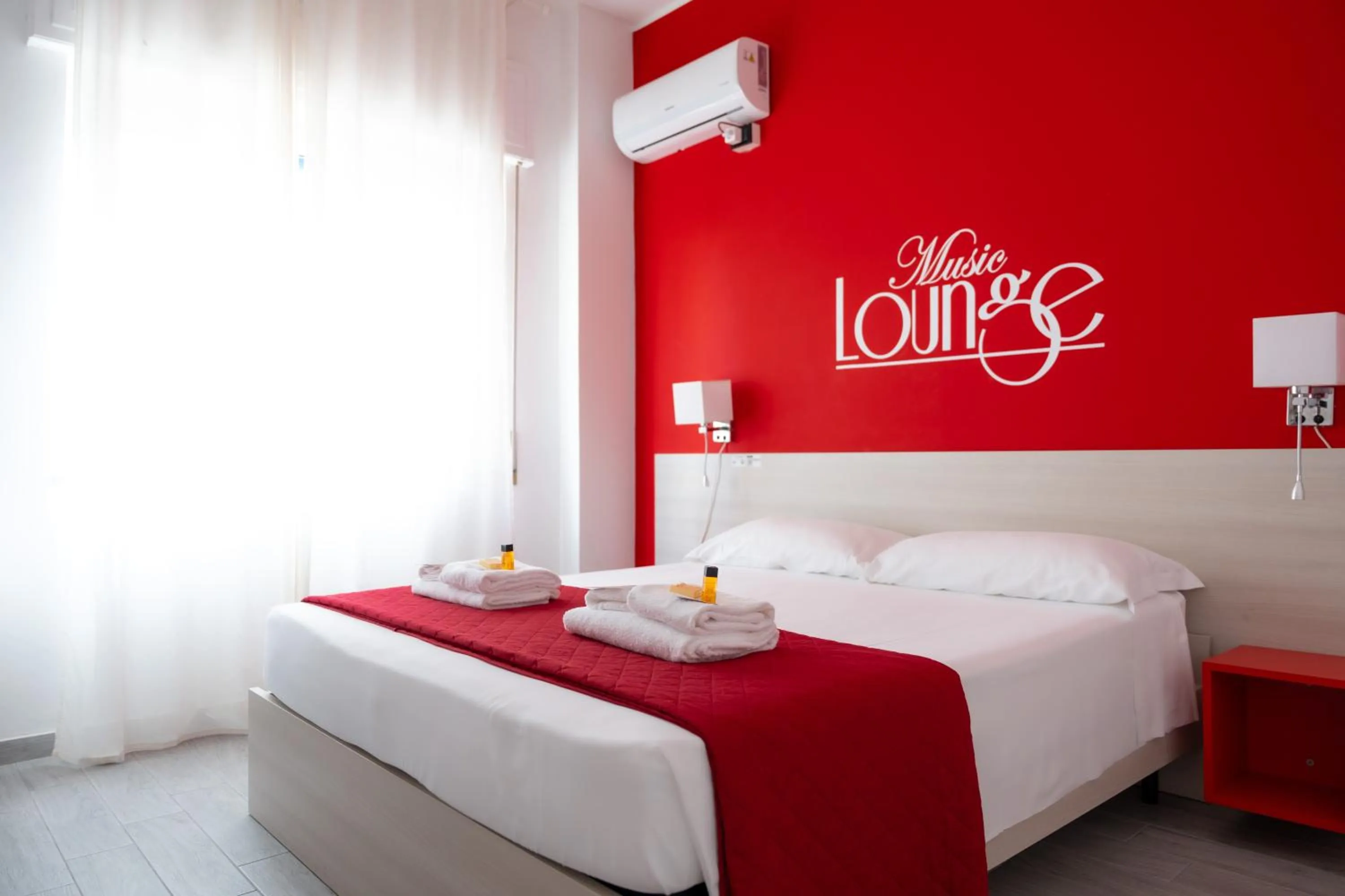 Bed in B&B enjoy music