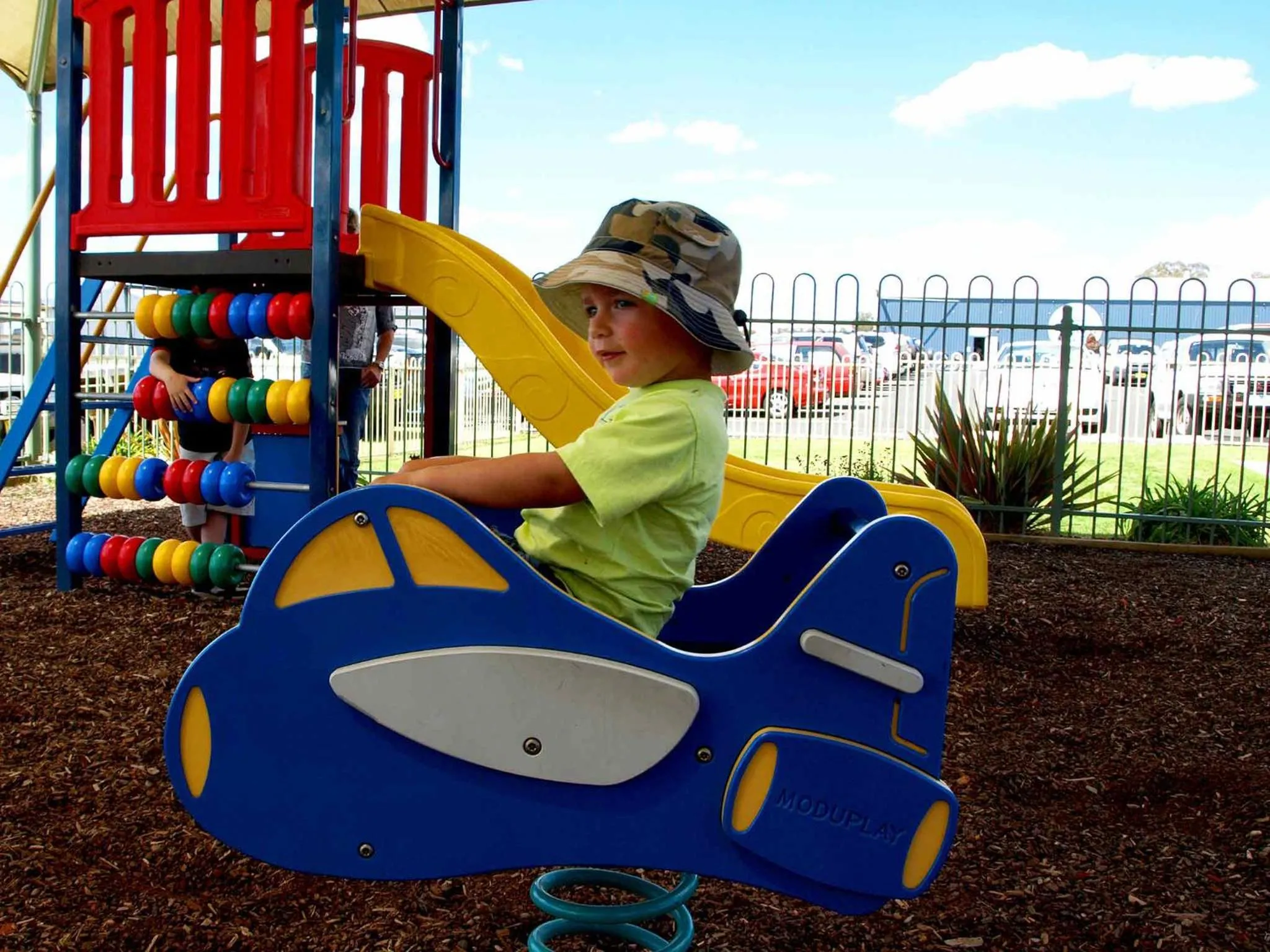 Children play ground in SkyLodge Temora