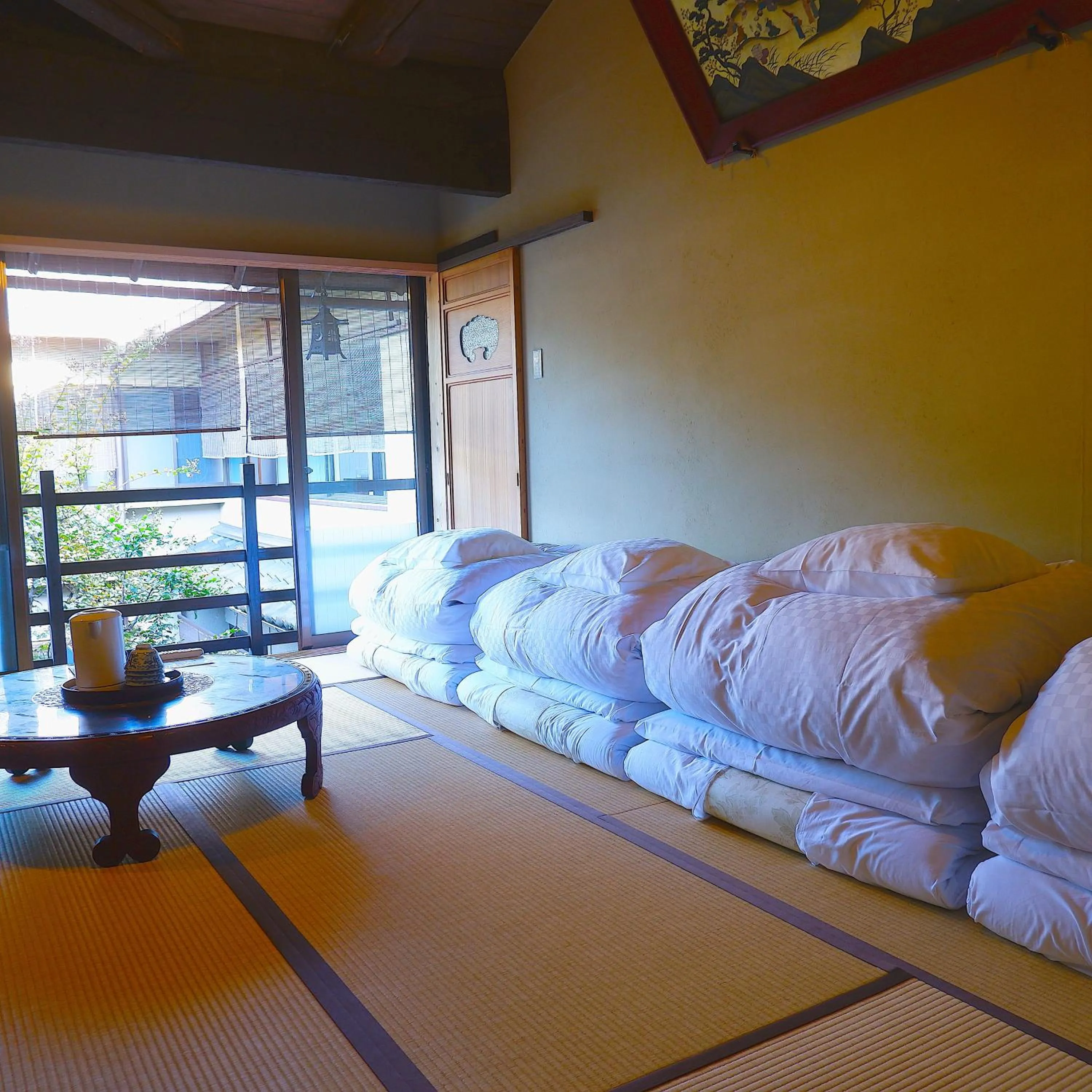 Photo of the whole room, Bed in Gionkoh