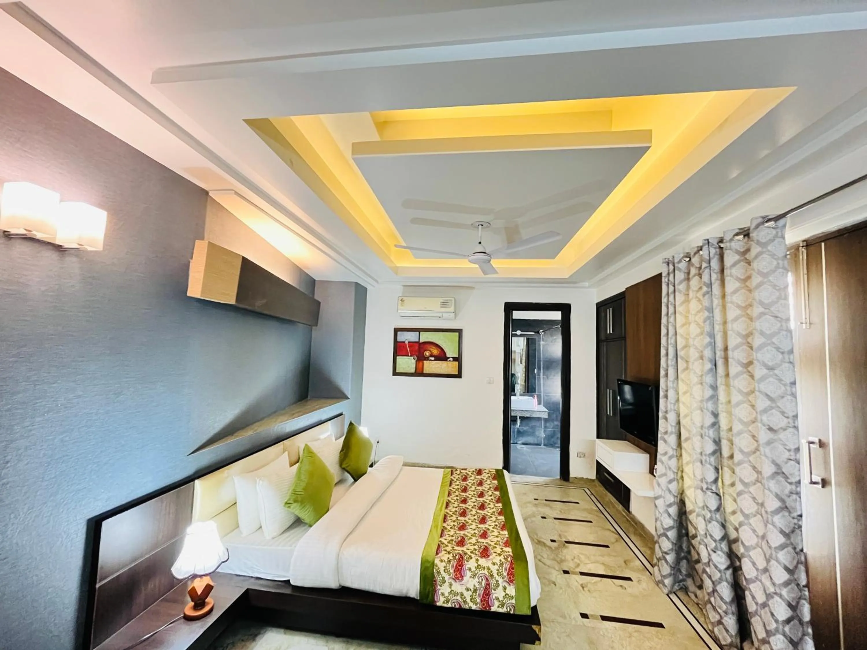 Bed in Hotel Dayal Regency near IMT Chowk Manesar, Manesar