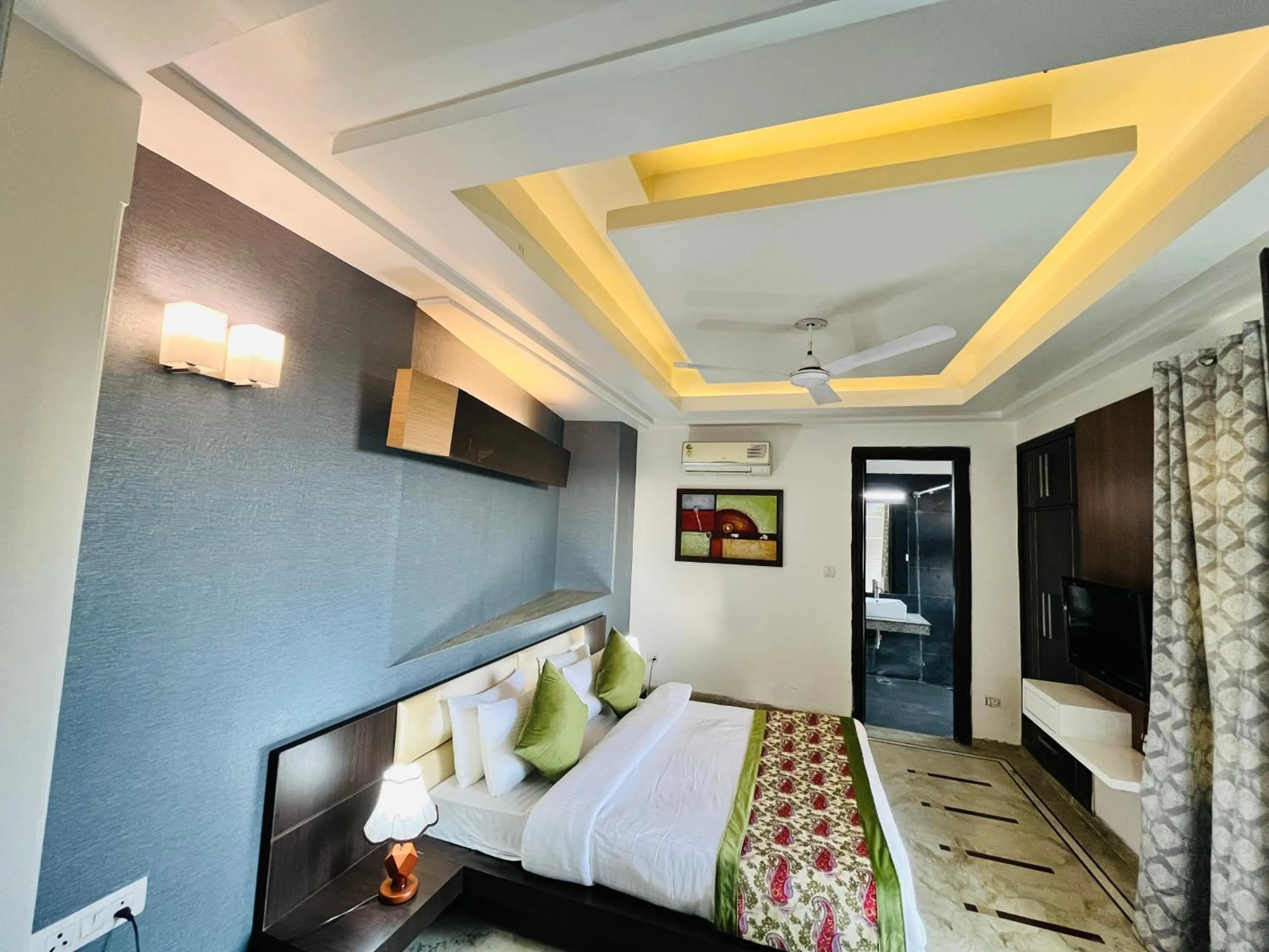 Bed in Hotel Dayal Regency near IMT Chowk Manesar, Manesar